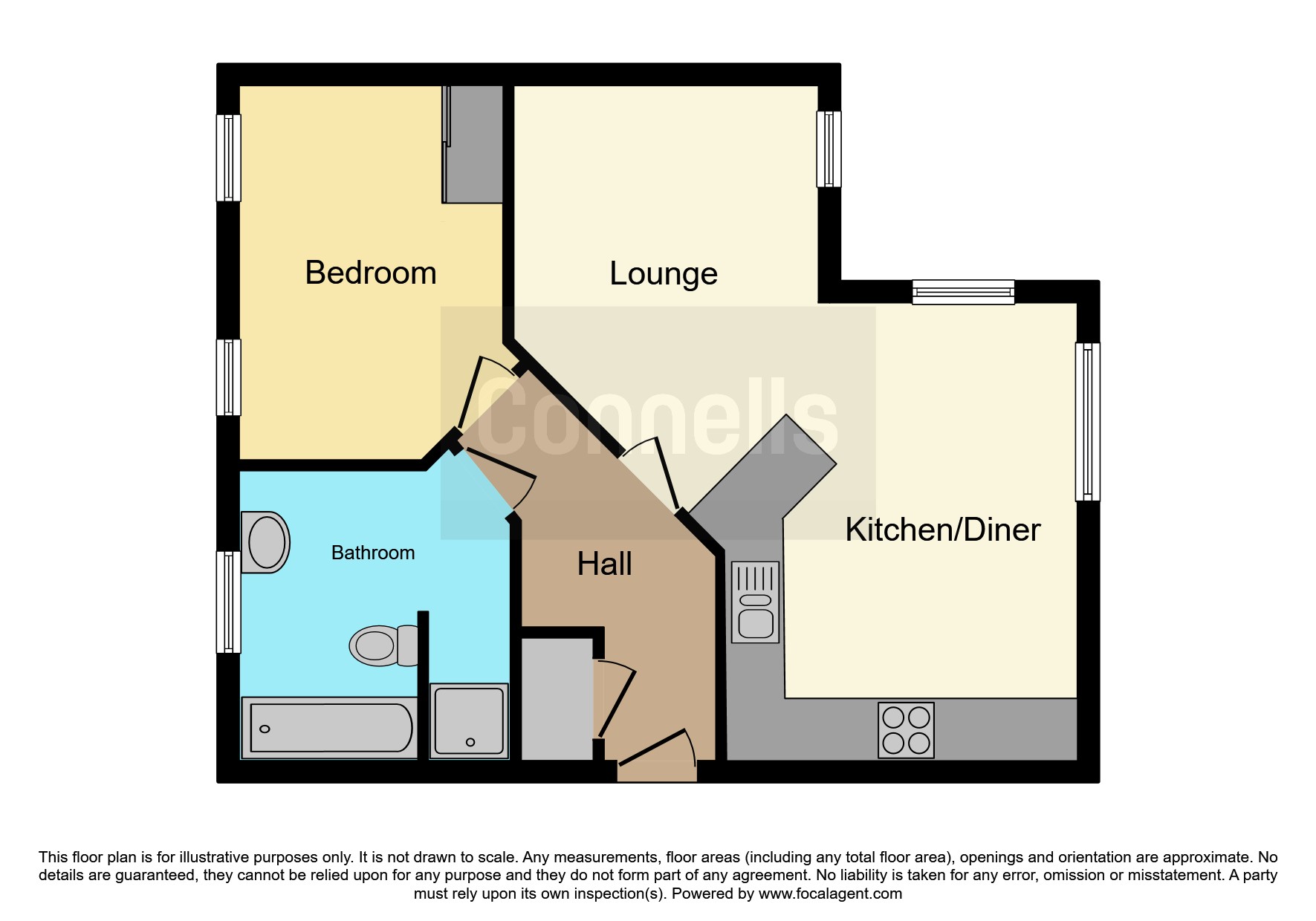 69, Kingfisher Close, Warwick floorplan