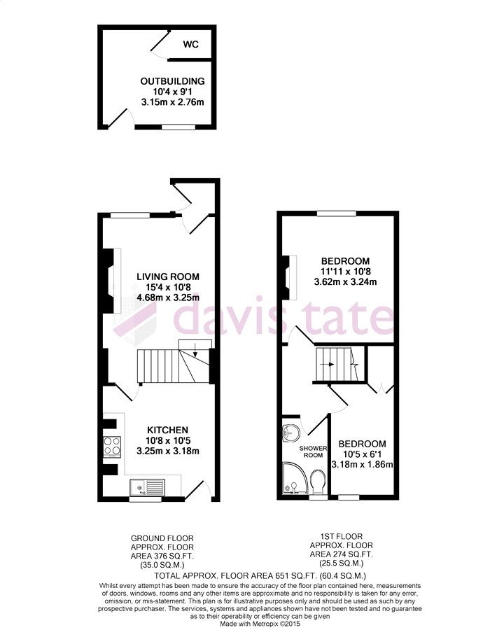 2 Bedrooms Terraced house to rent in Victoria Road, Abingdon OX14