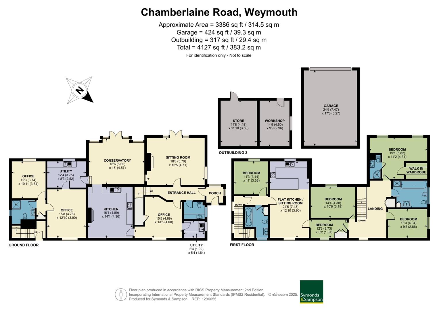 13, Chamberlaine Road, Weymouth floorplan