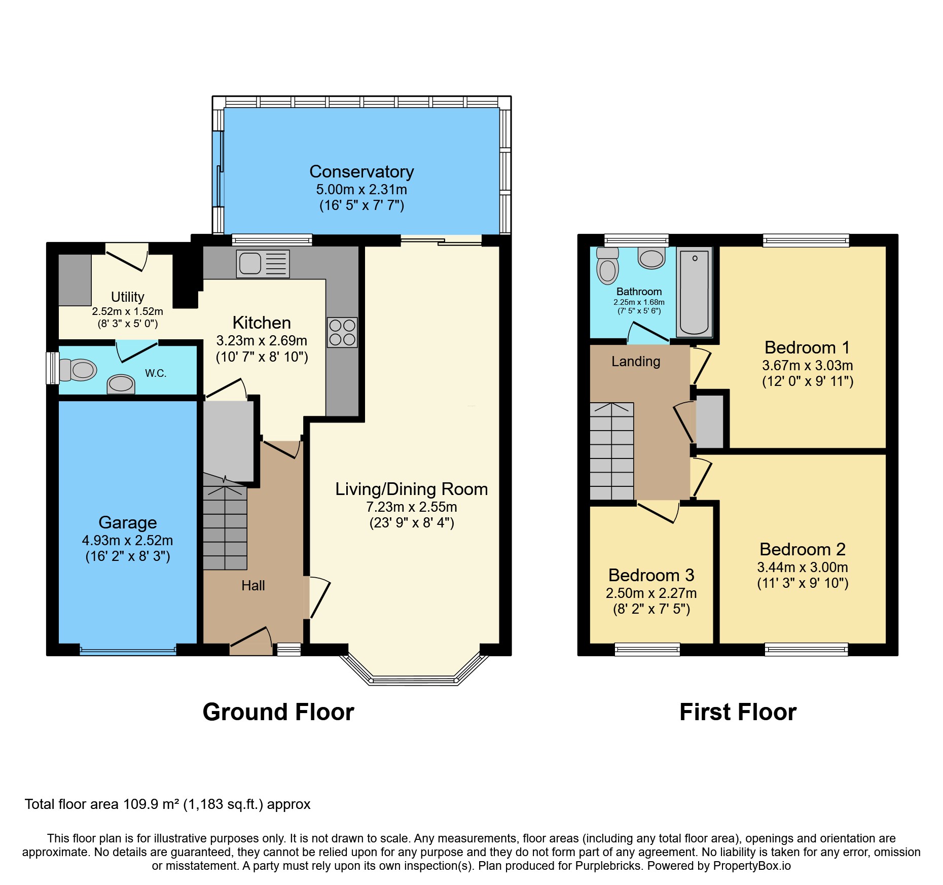 43, Peacroft Lane, Hilton floorplan
