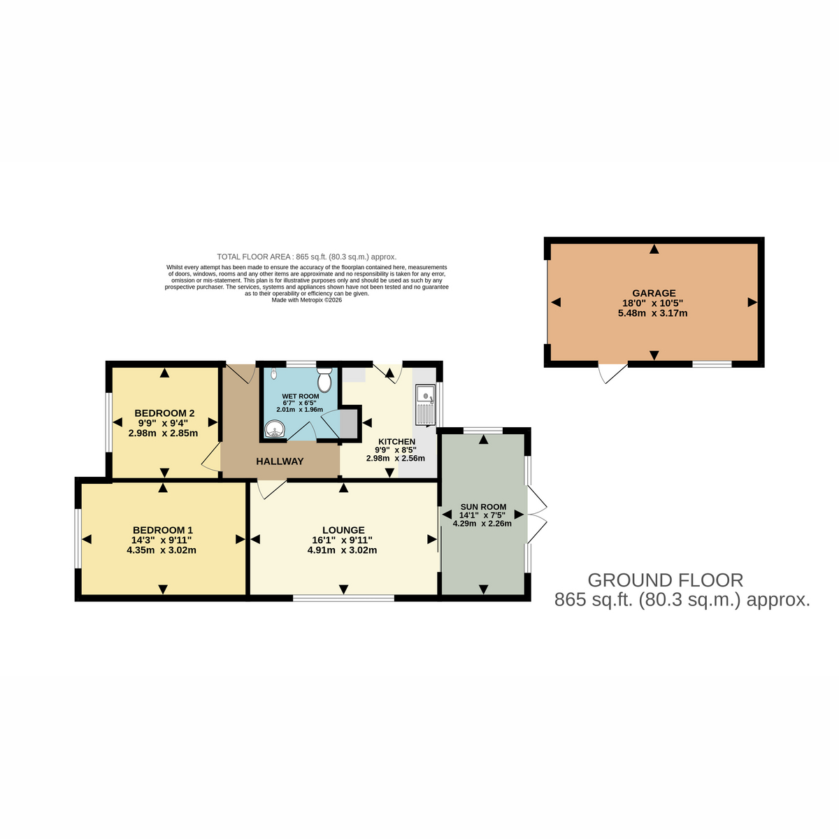 Kitscroft Road, Bournemouth floorplan