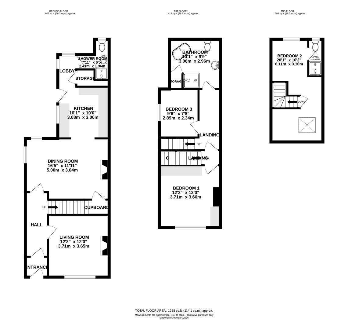 7, Albert Street, Brentwood floorplan