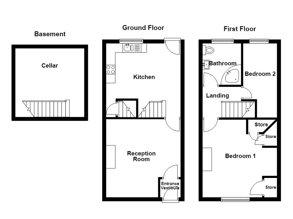 67, Burnley Road, Accrington floorplan