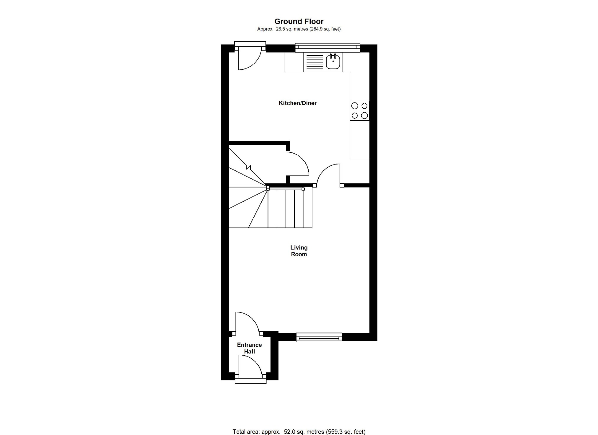 2 Bedrooms Terraced house to rent in Longhedge, Caldecotte, Milton Keynes, Bucks MK7