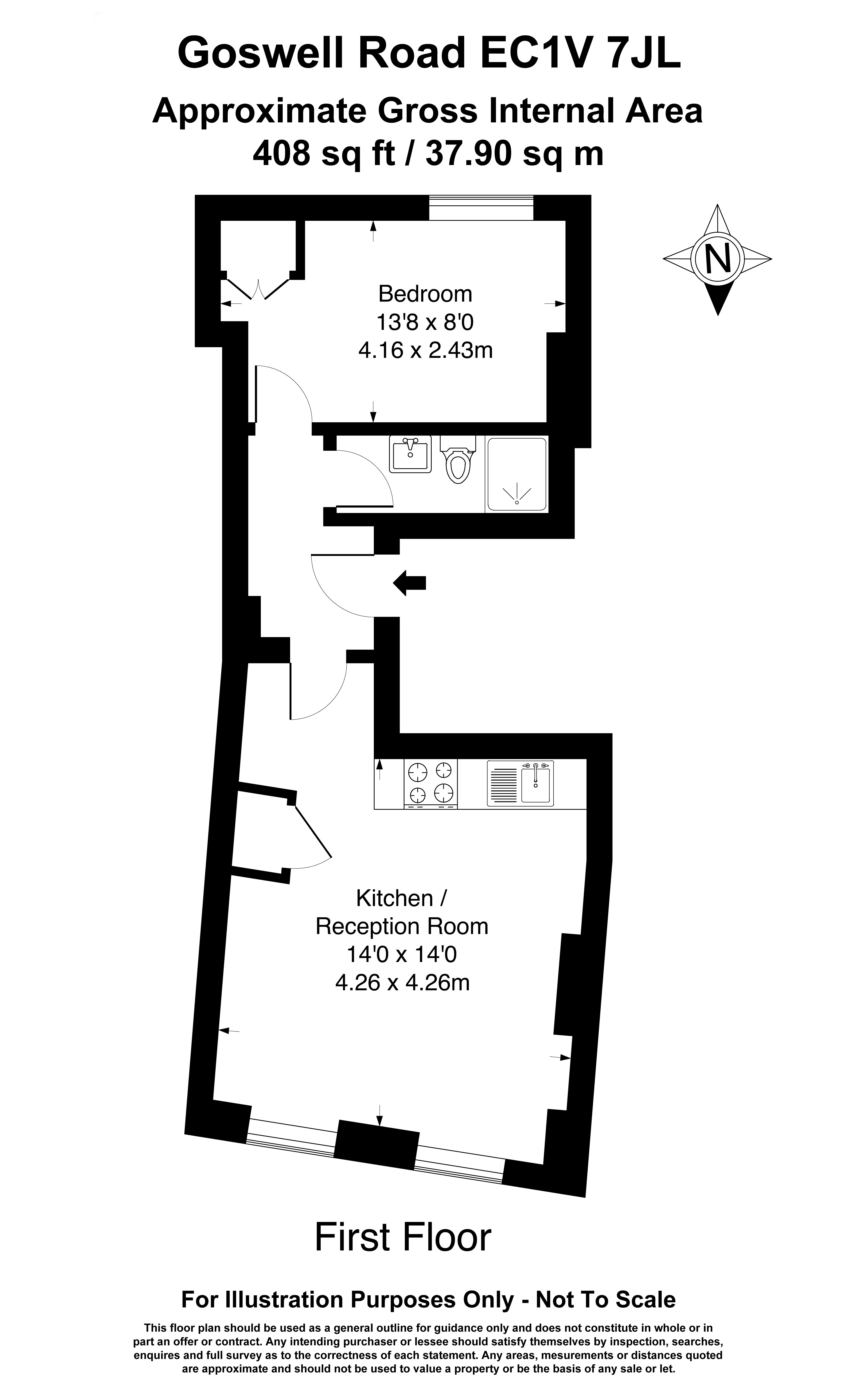 357, goswell road, angel floorplan