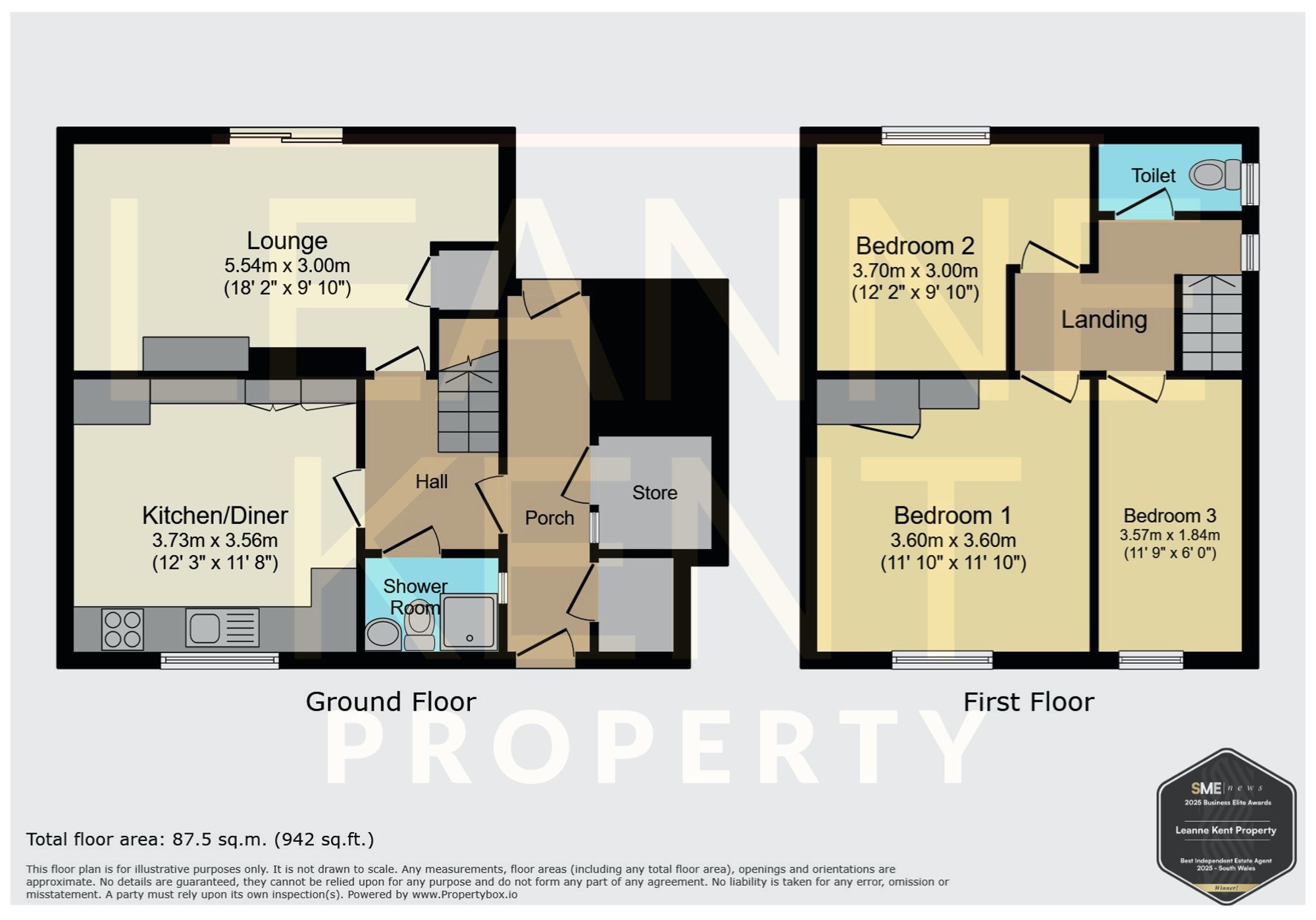 7 Rectory Road, Caerphilly floorplan