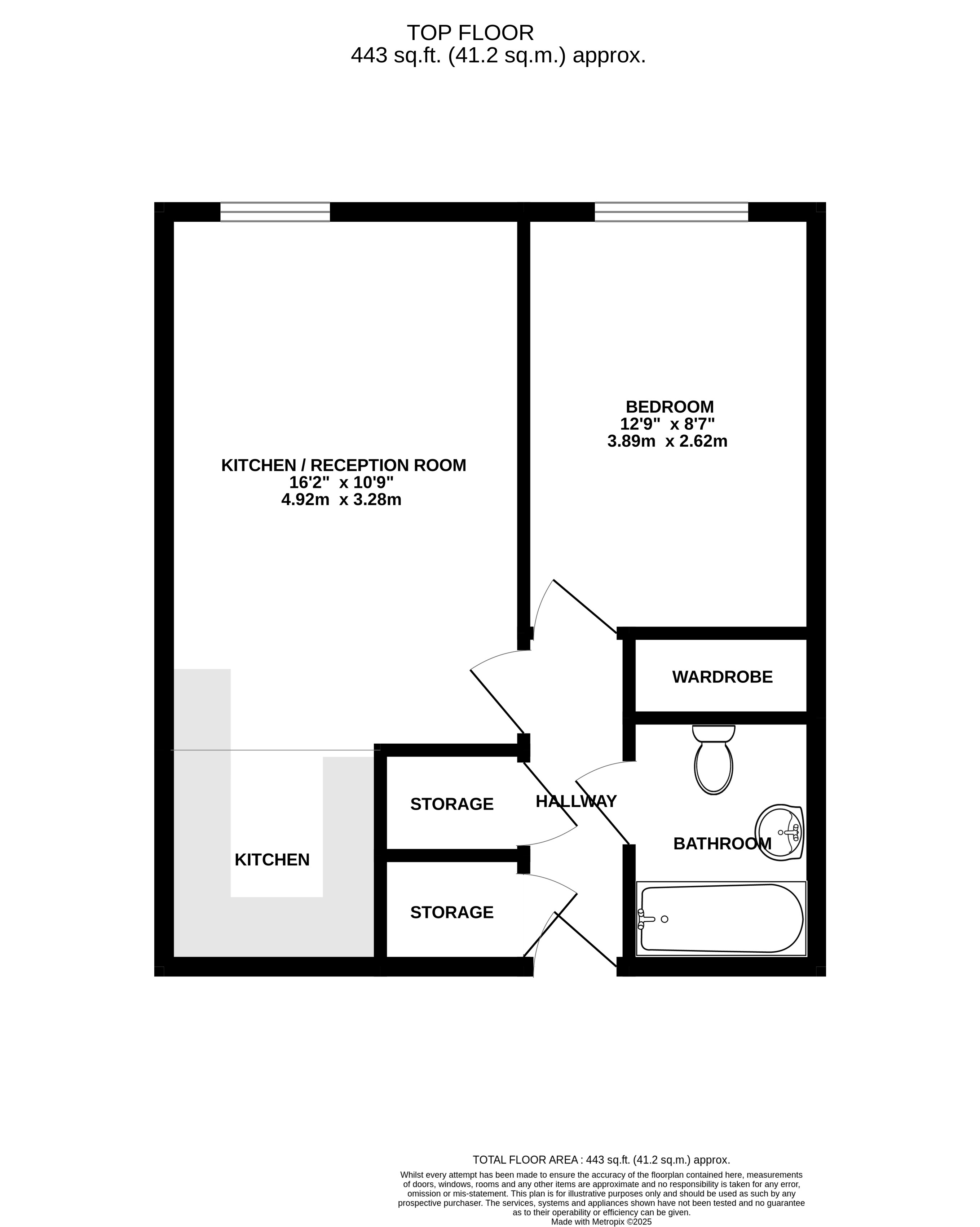 Flat 21, Holmgrove House, 11, Brighton Road, Purley floorplan