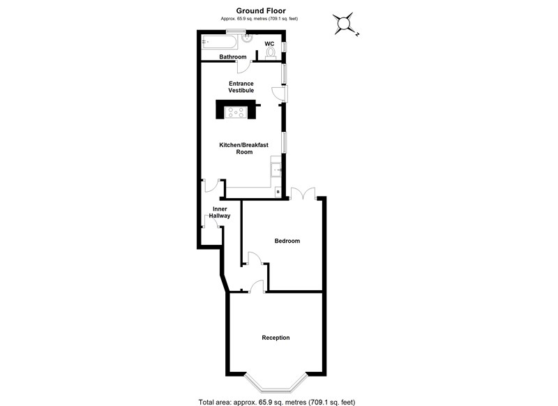 1 Bedrooms Flat for sale in Woodville Road, New Barnet, . EN5