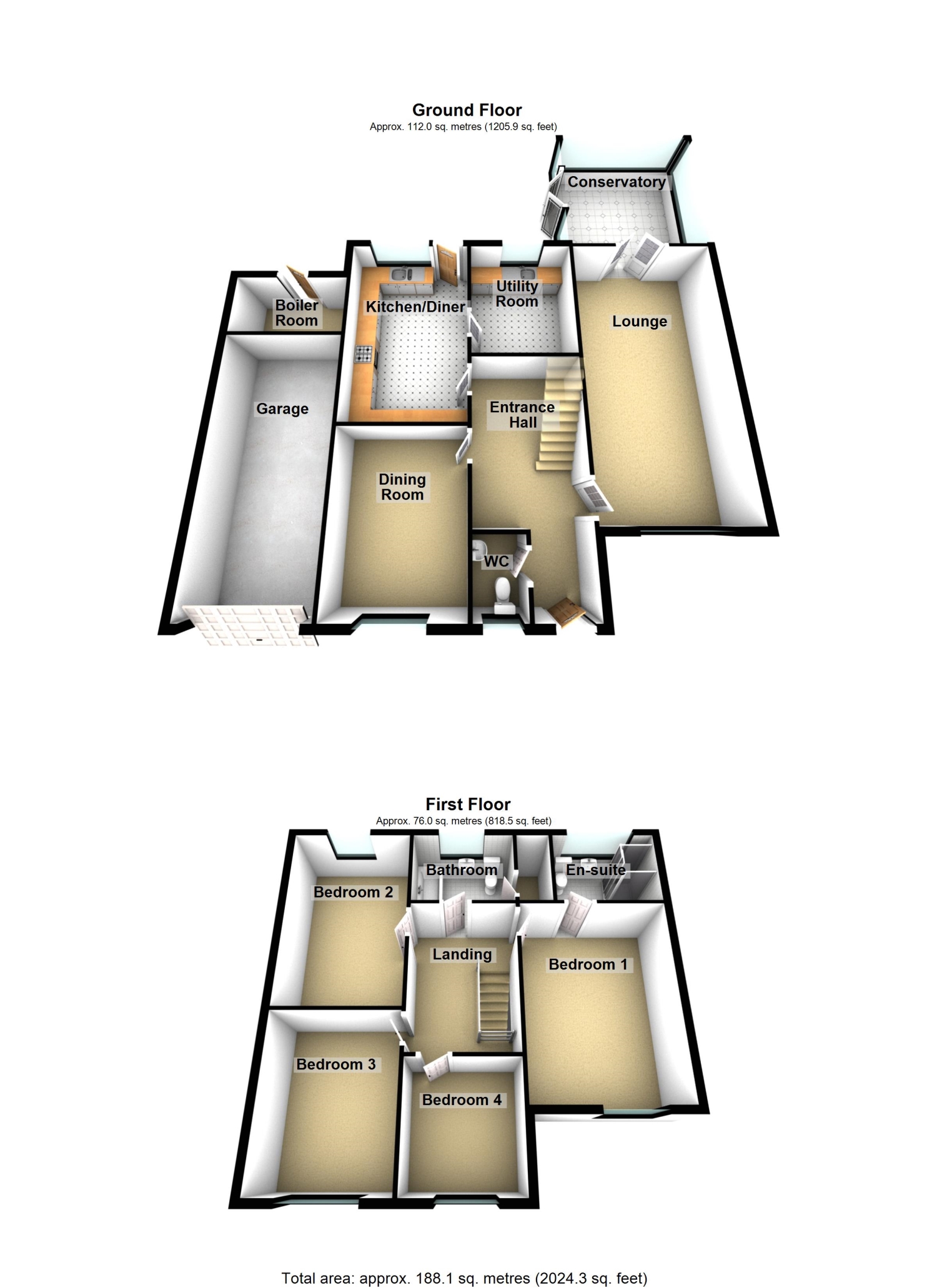 Bethany, Station Road, Boston floorplan