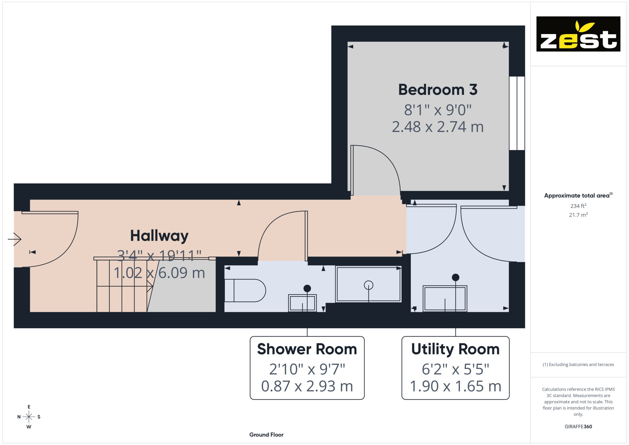 19, Halecroft Park, Hull floorplan