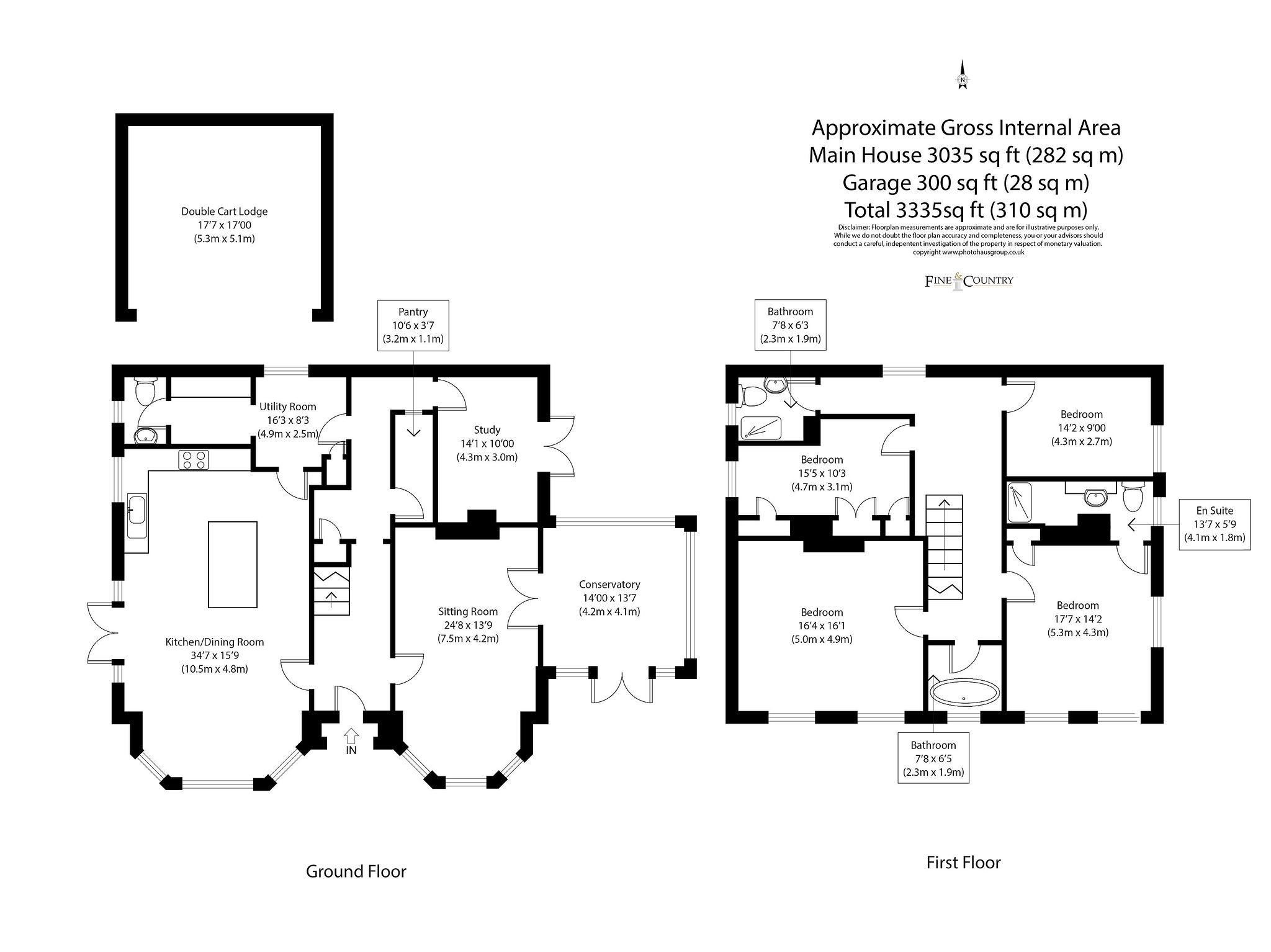 The Old Red House, 52, Park Lane, Halstead floorplan