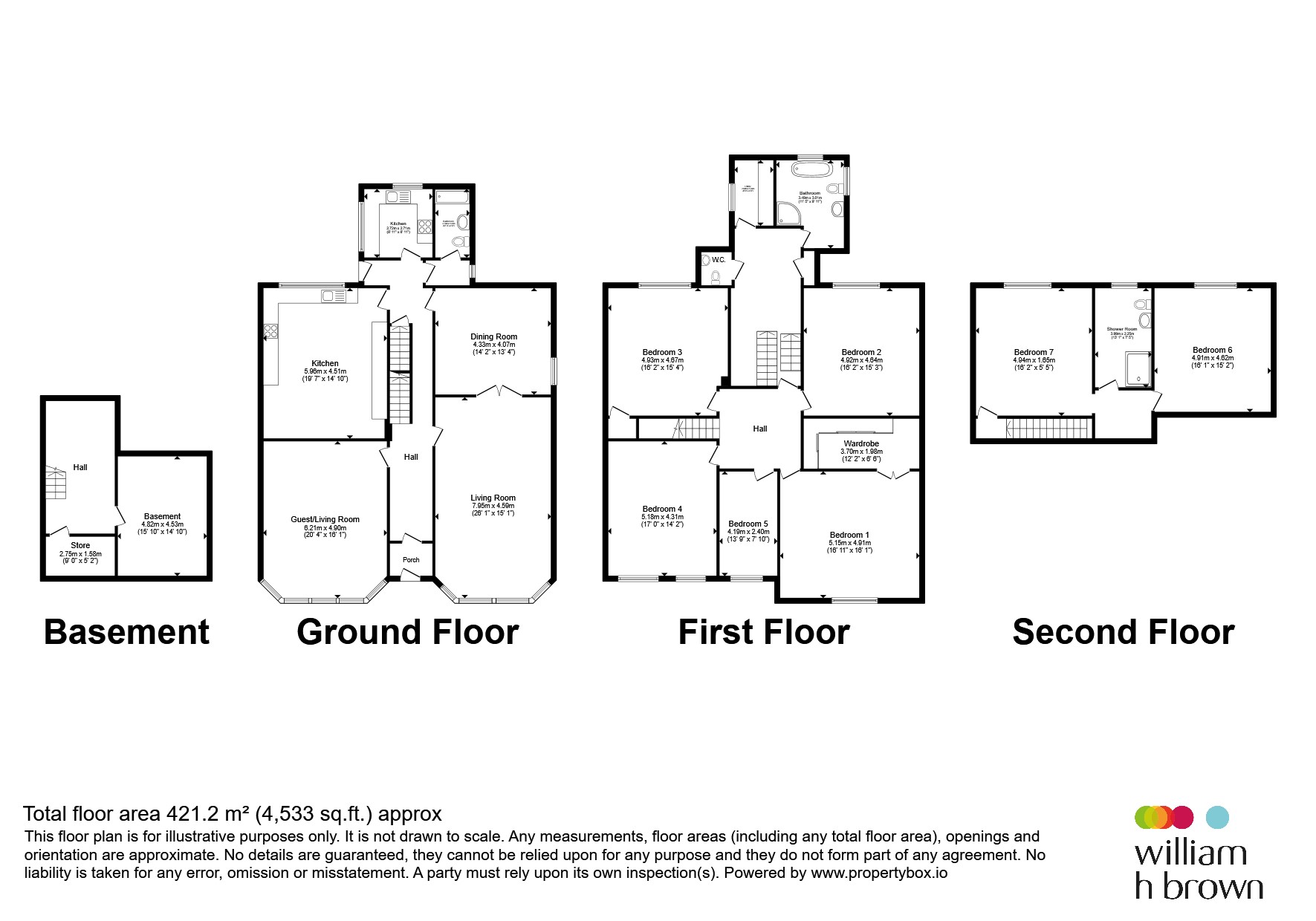 4, Walmer Villas, Bradford floorplan