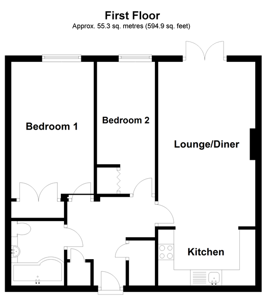 2 Bedrooms Flat for sale in Middle Row, Faversham, Kent ME13