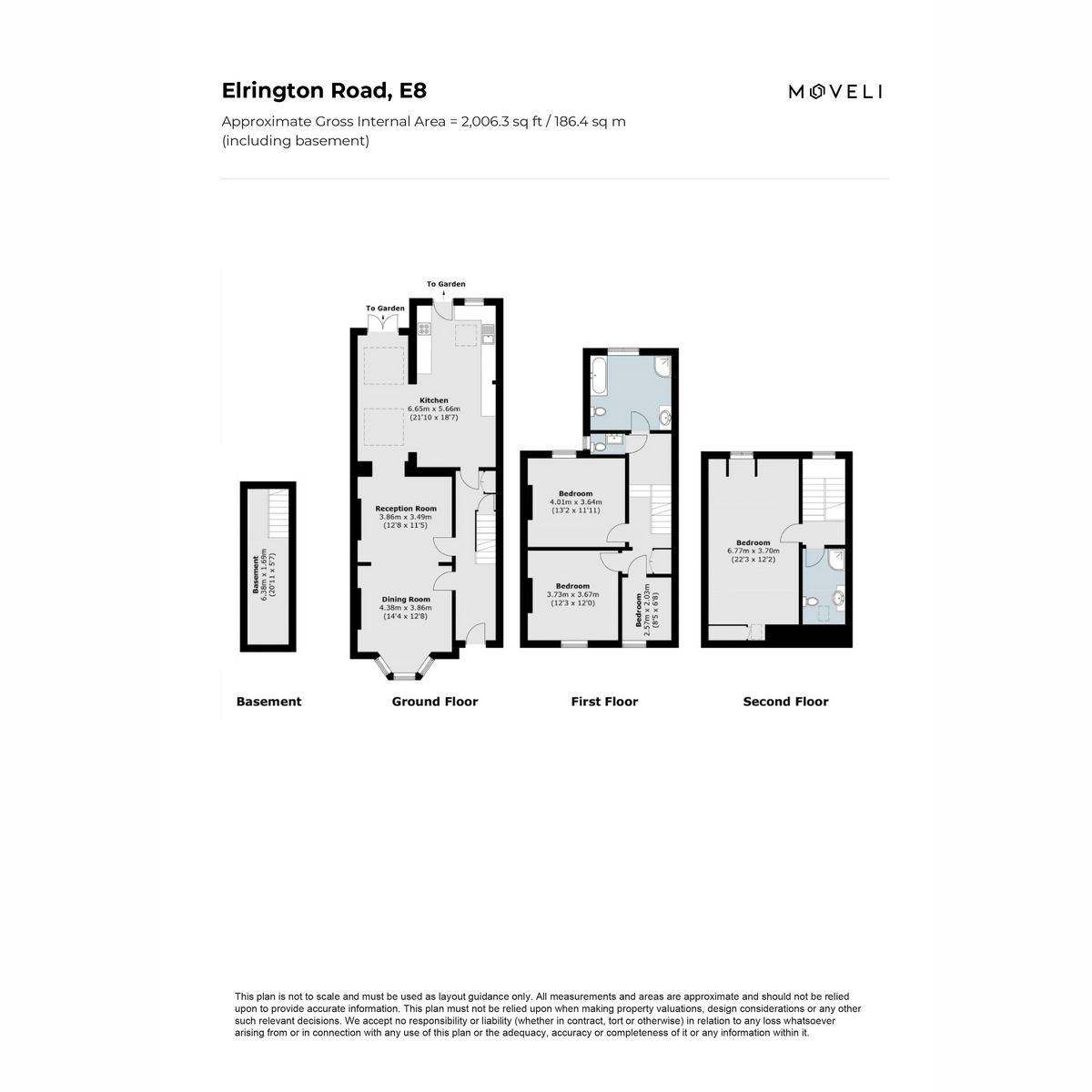 23, Elrington Road, London floorplan