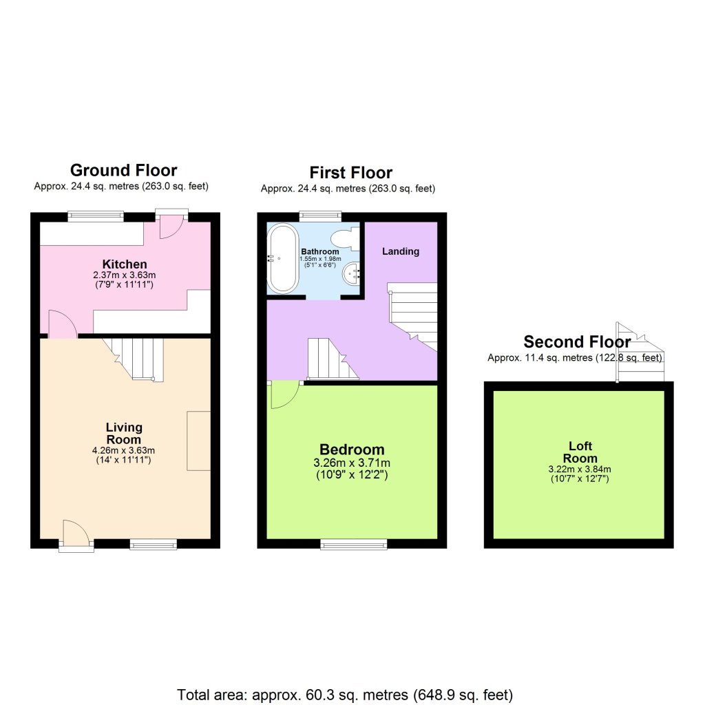 Chapel Row, Ludlow floorplan