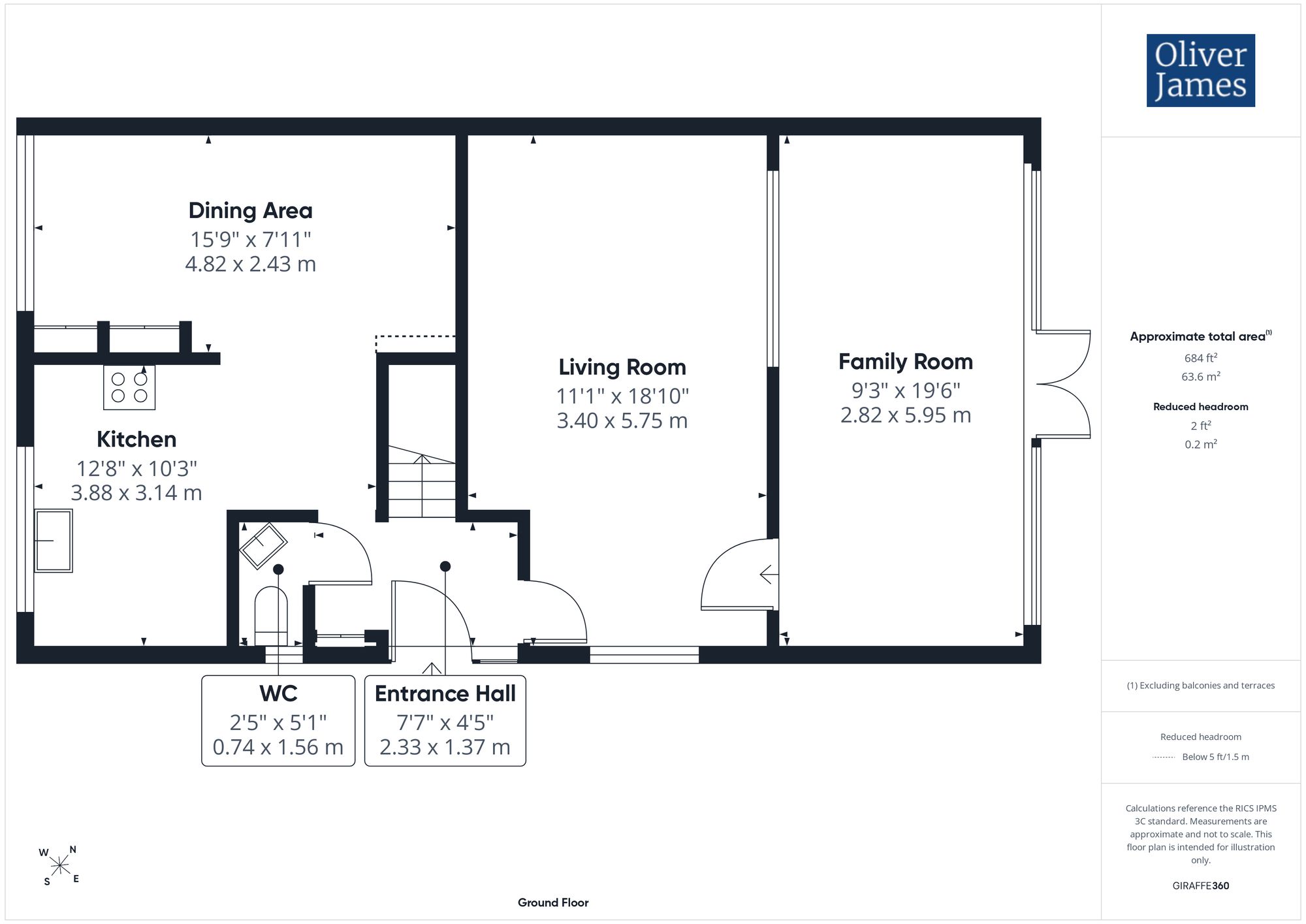 48 Rodney Road, Huntingdon floorplan
