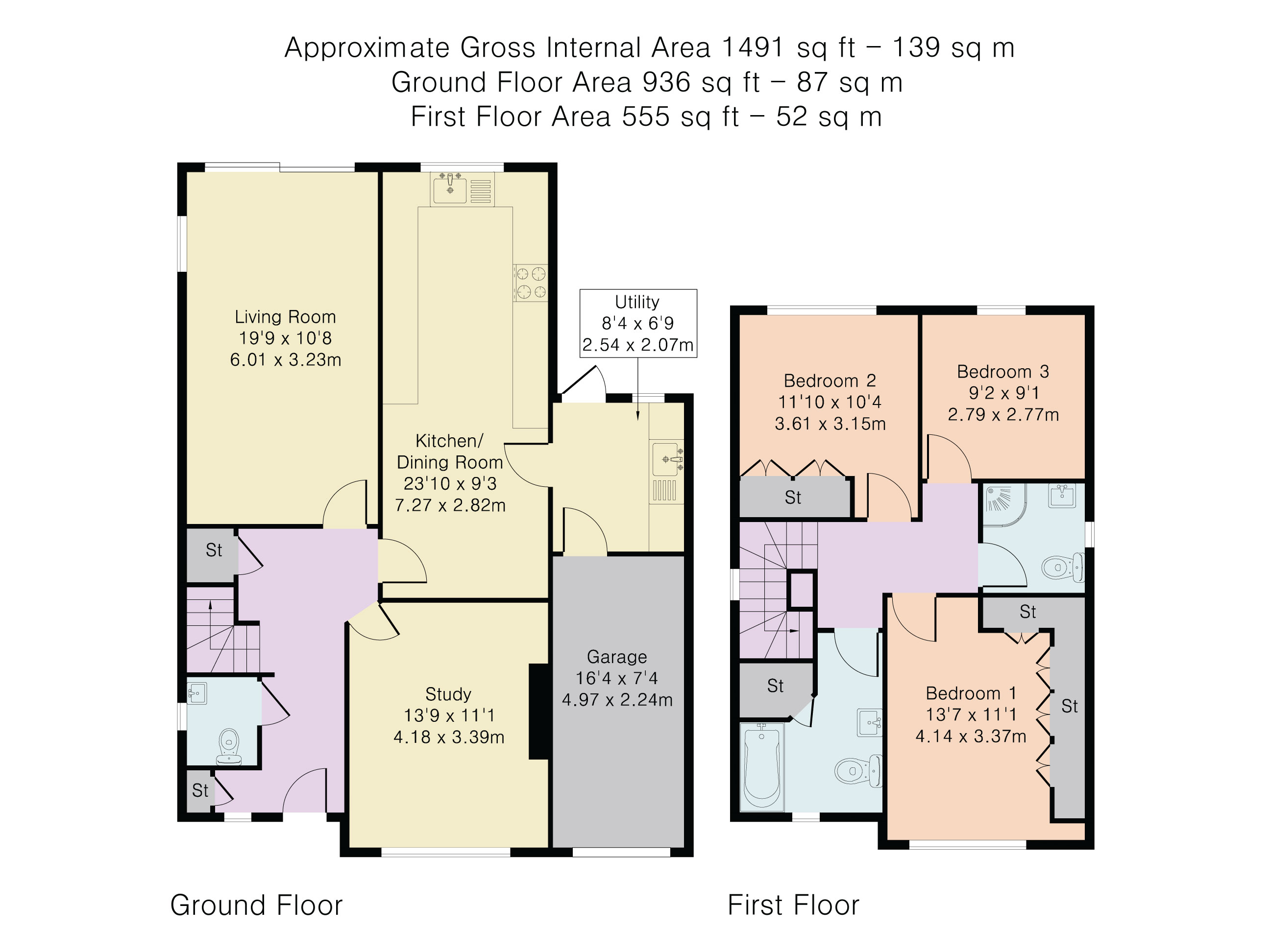 Fordwich Rise, Hertford, Hertfordshire SG14, 3 bedroom detached house