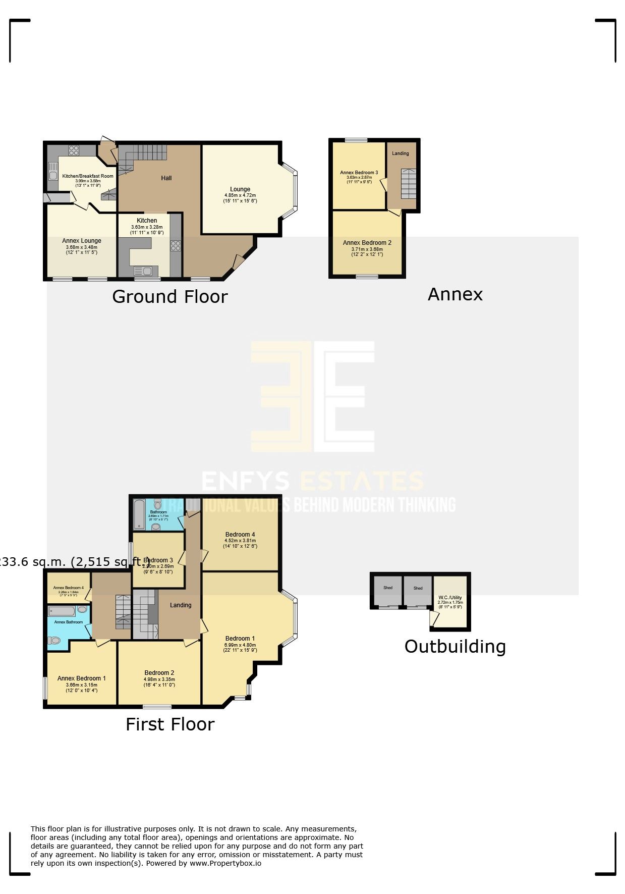 Trigfan, Village Road, Llanfairfechan floorplan