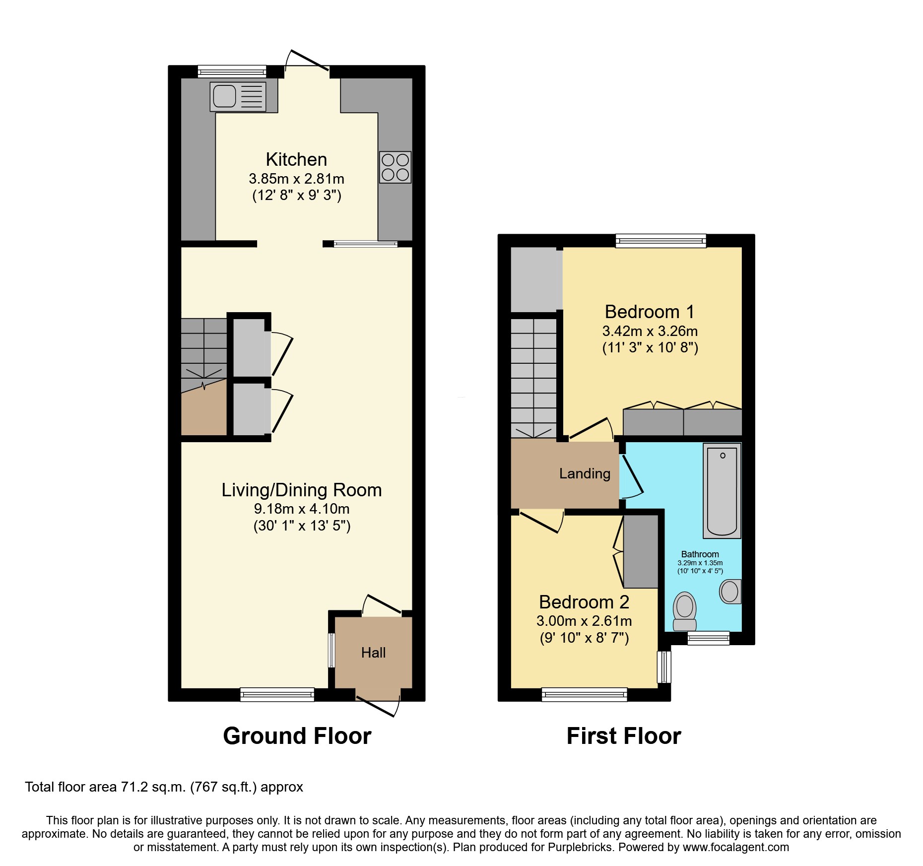 63, Beam Avenue, Dagenham floorplan