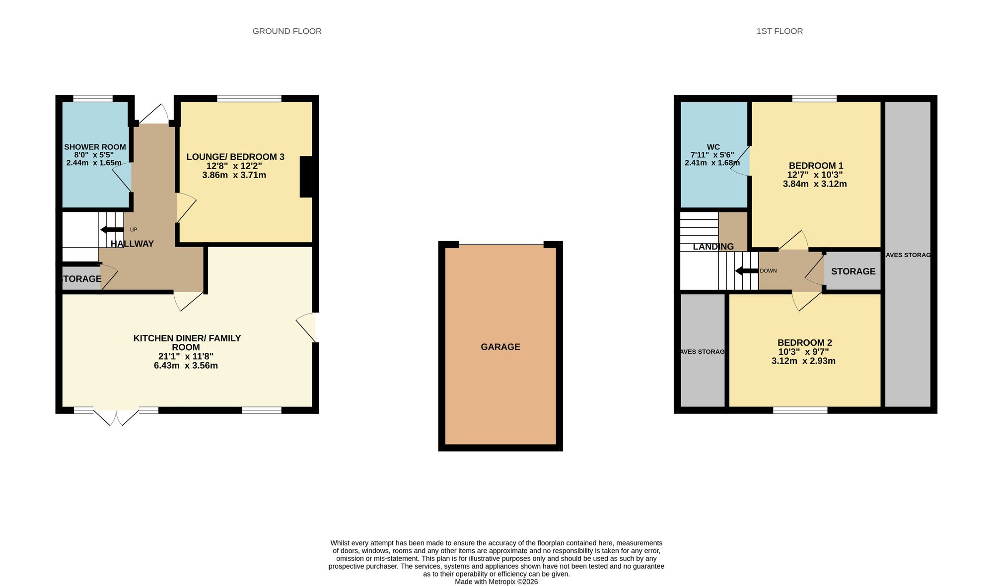 17 Farmcroft Road, Mansfield floorplan