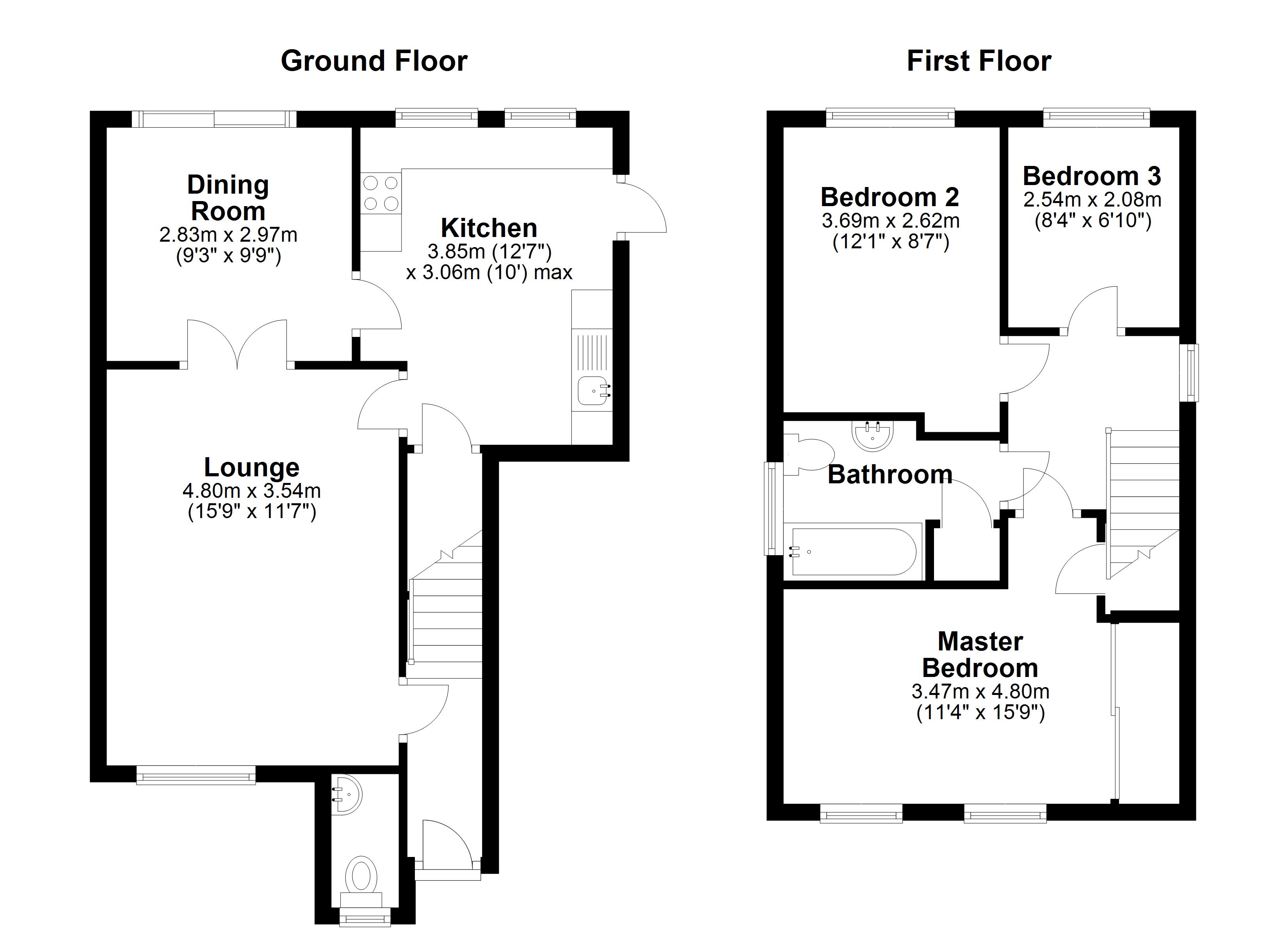 3 bed linkdetached house for sale in Bowers Park Drive, Woolwell