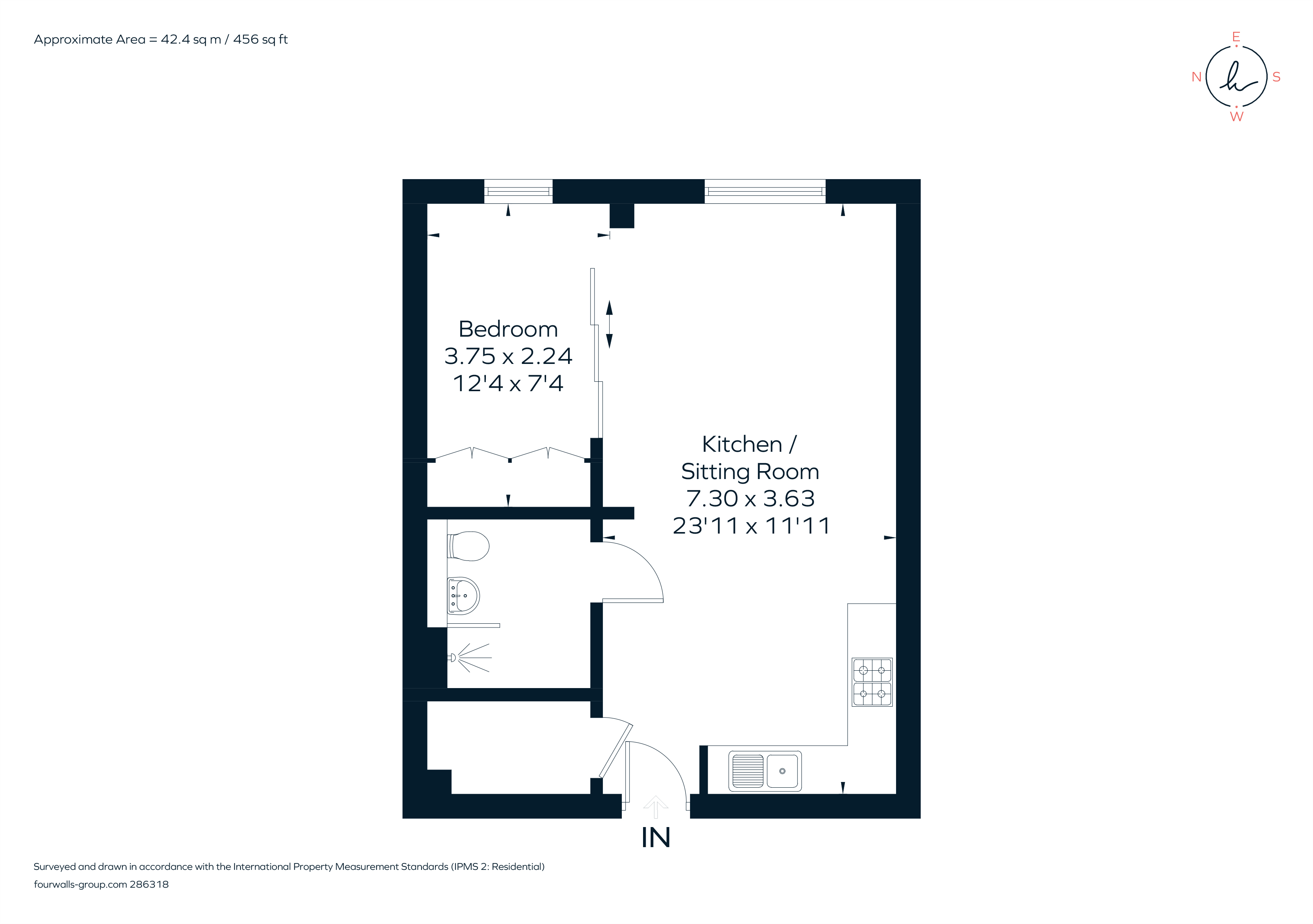 Apartment 39, The Paperyard East, Worthing Road, Horsham floorplan