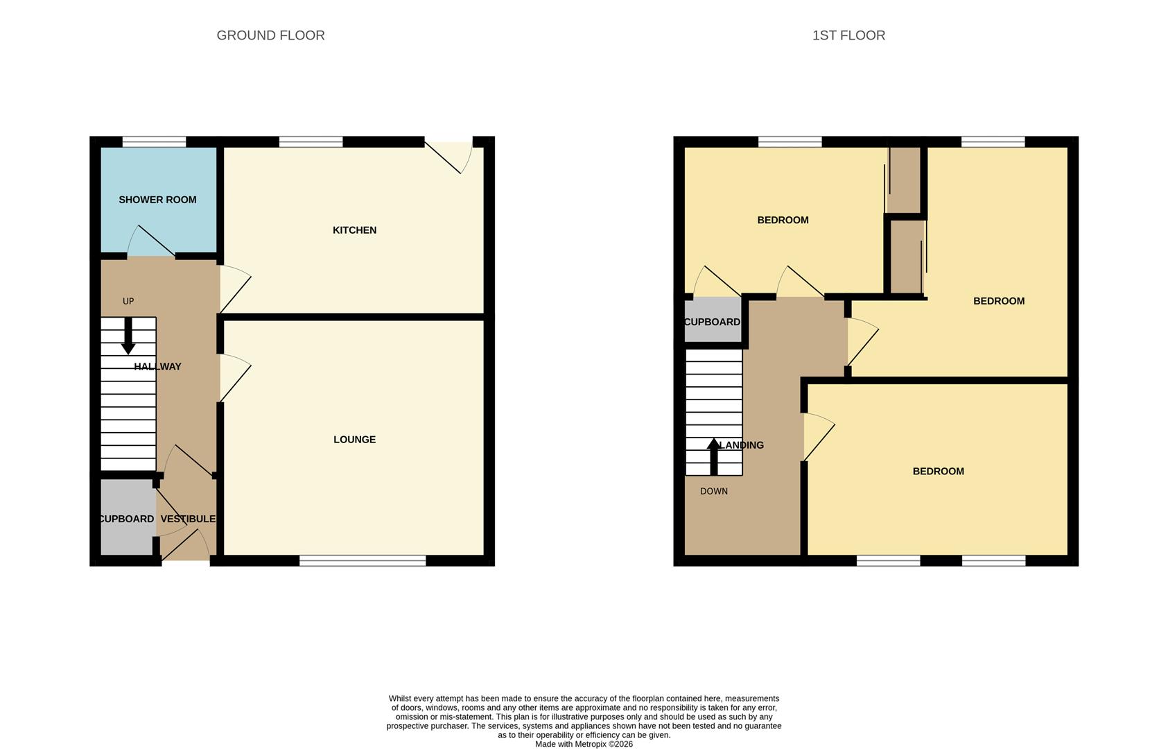 20, Poplar Road, Leven floorplan