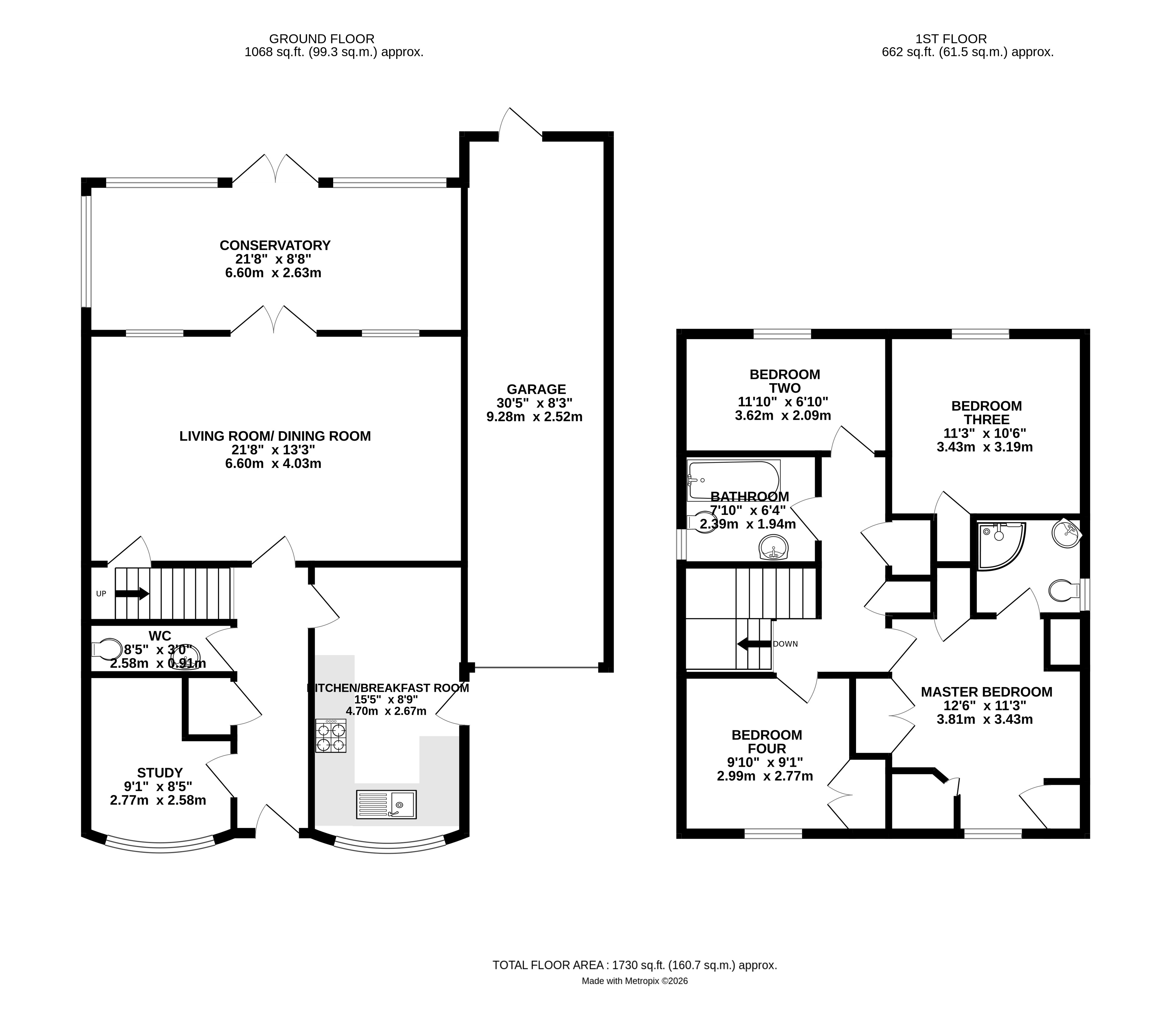 8, Avon Grove, Bracknell floorplan