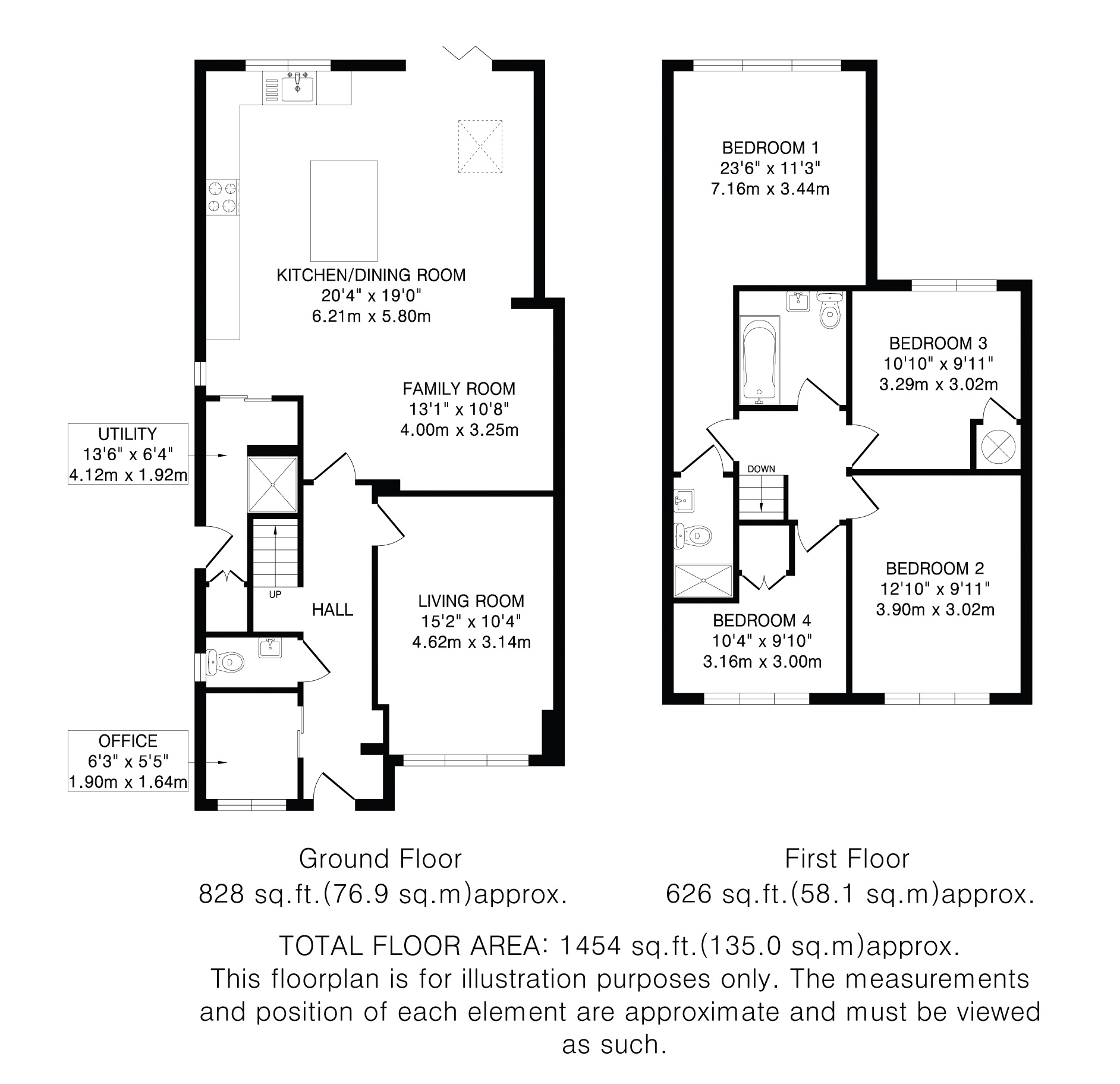 30, Vale Close, Hertfordshire floorplan