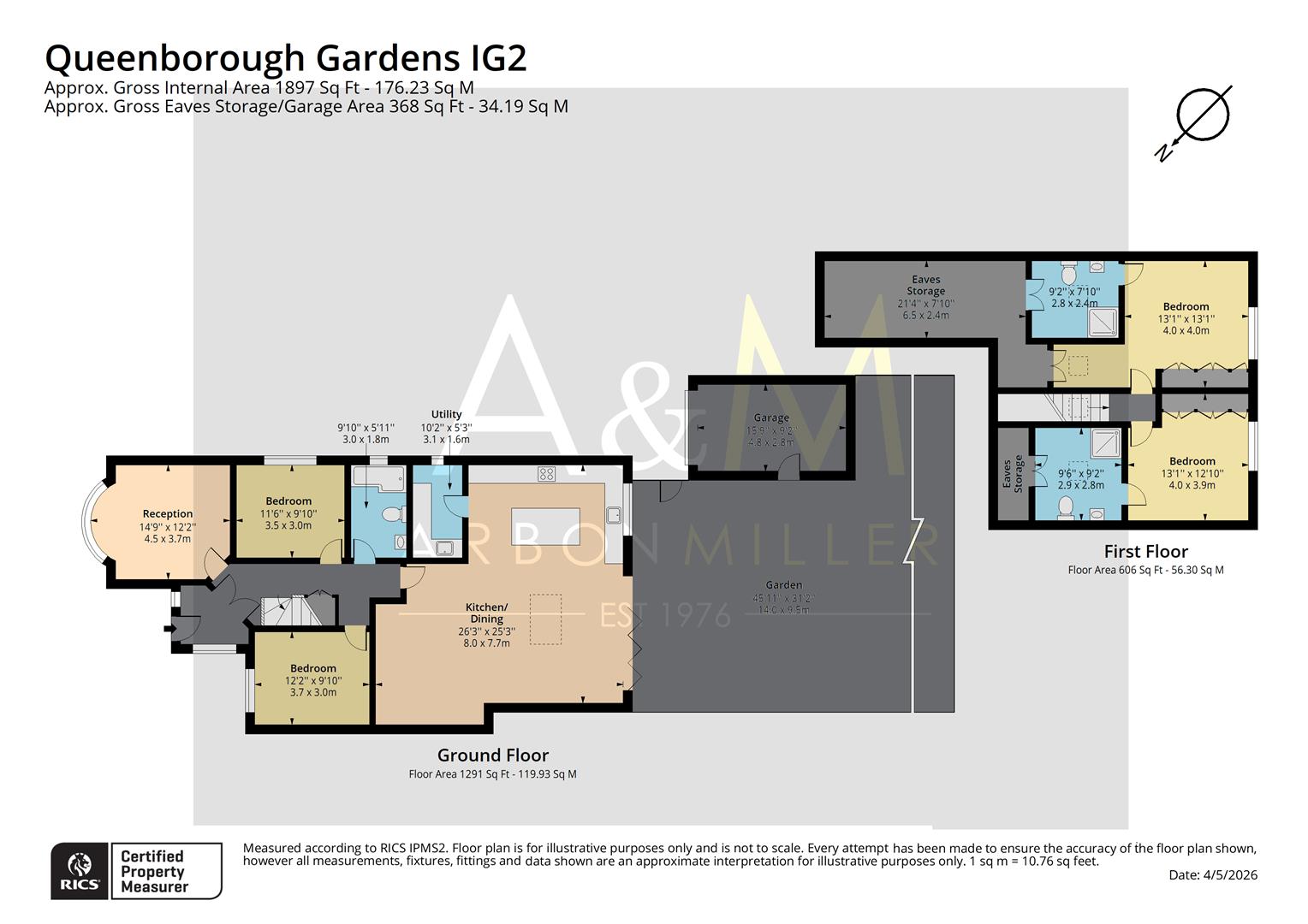 61, Queenborough Gardens, Gants Hill floorplan