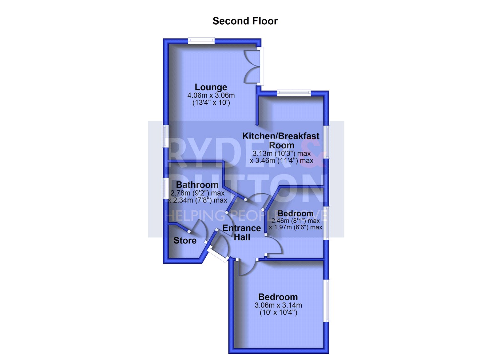 11, Hopkinson Close, Saddleworth floorplan