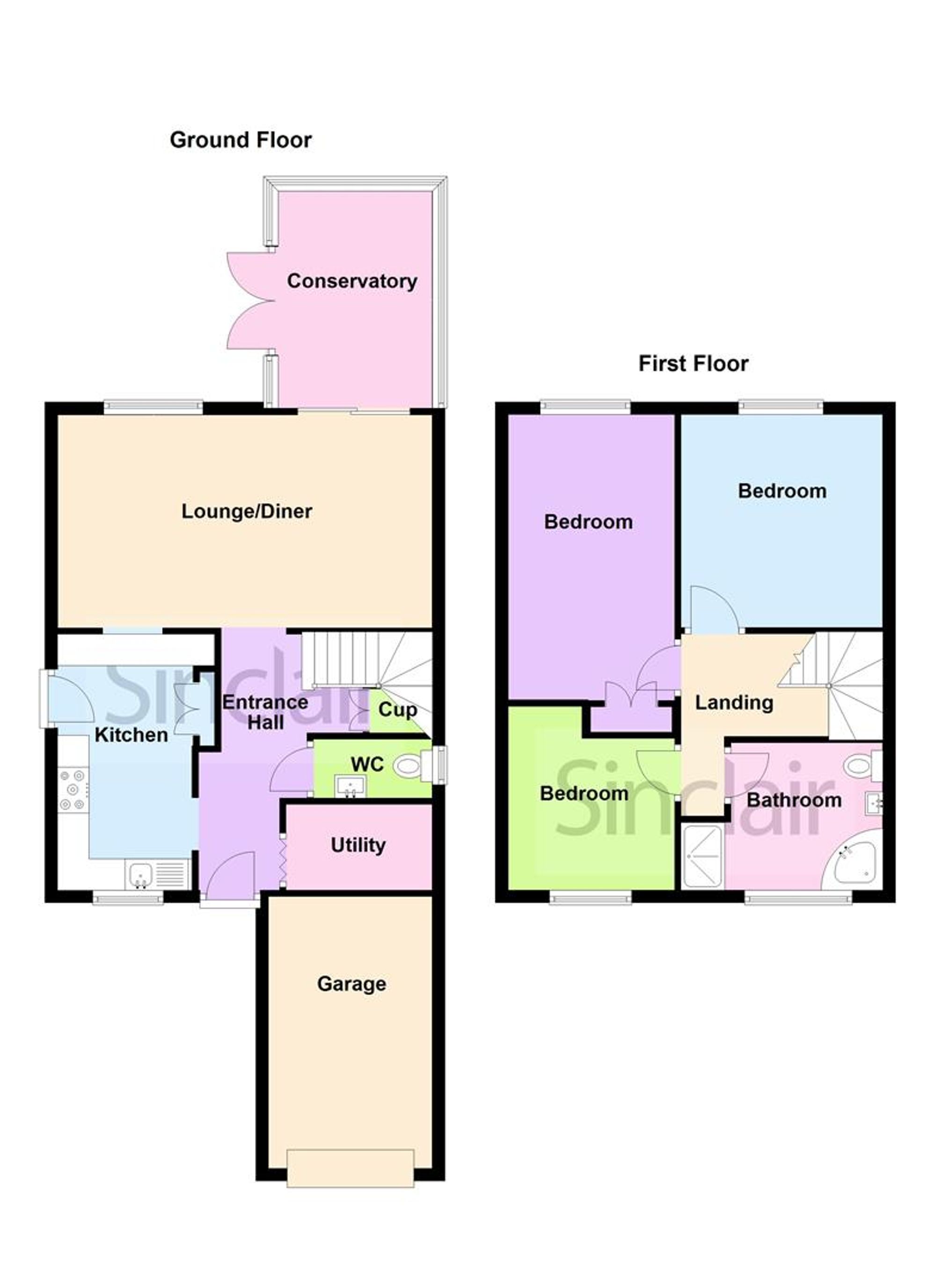 47 Stamford Drive, Coalville floorplan