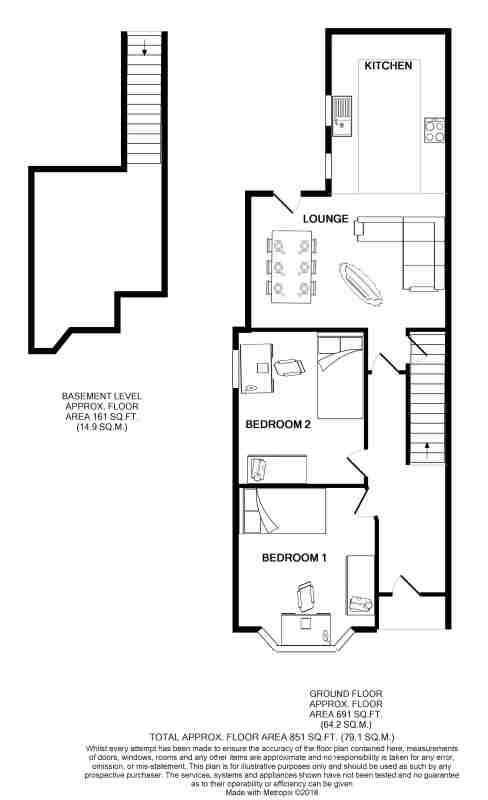 60, Teversal Avenue, Nottingham floorplan