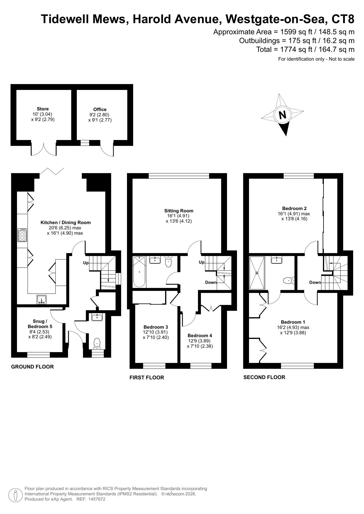 2, Tidewell Mews, Harold Avenue, Westgate-on-sea floorplan