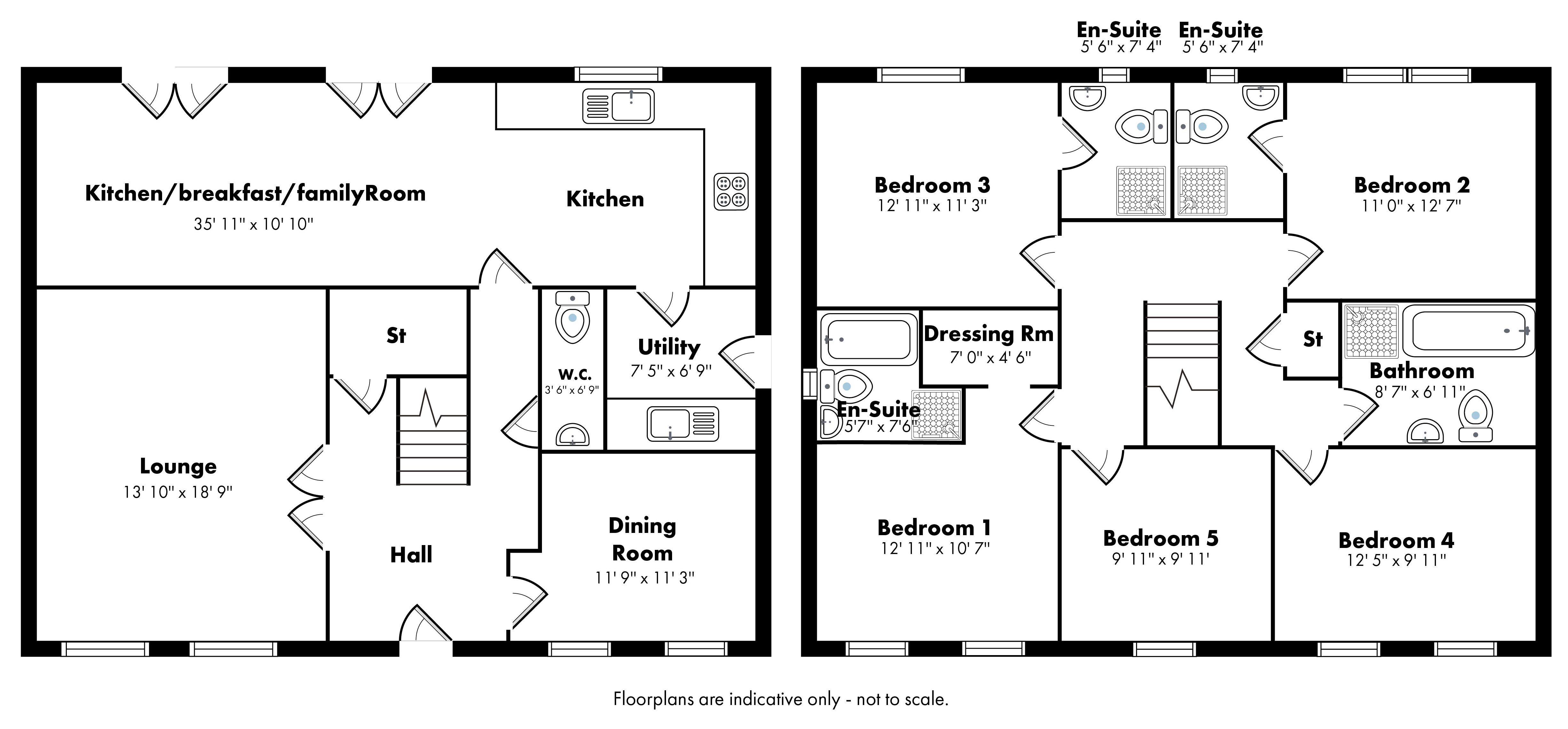 5 Bedrooms Detached house for sale in Shillingworth Place, Bridge Of Weir PA11