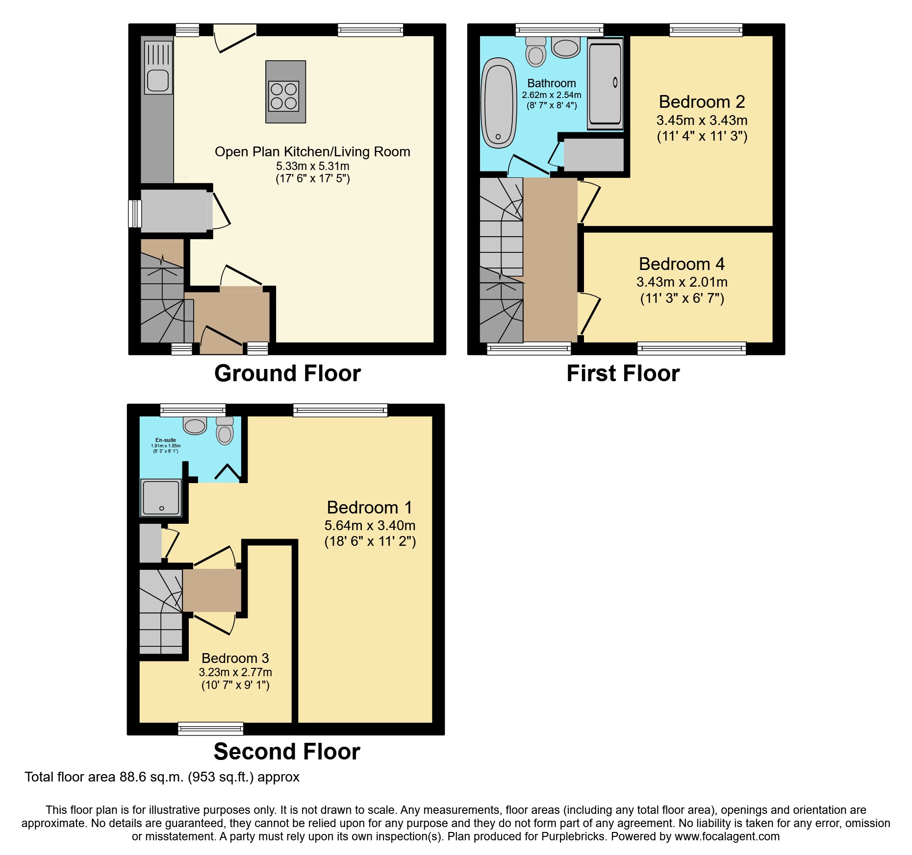 Mulberry Gardens Goring Bn12 4 Bedroom End Terrace House For Sale