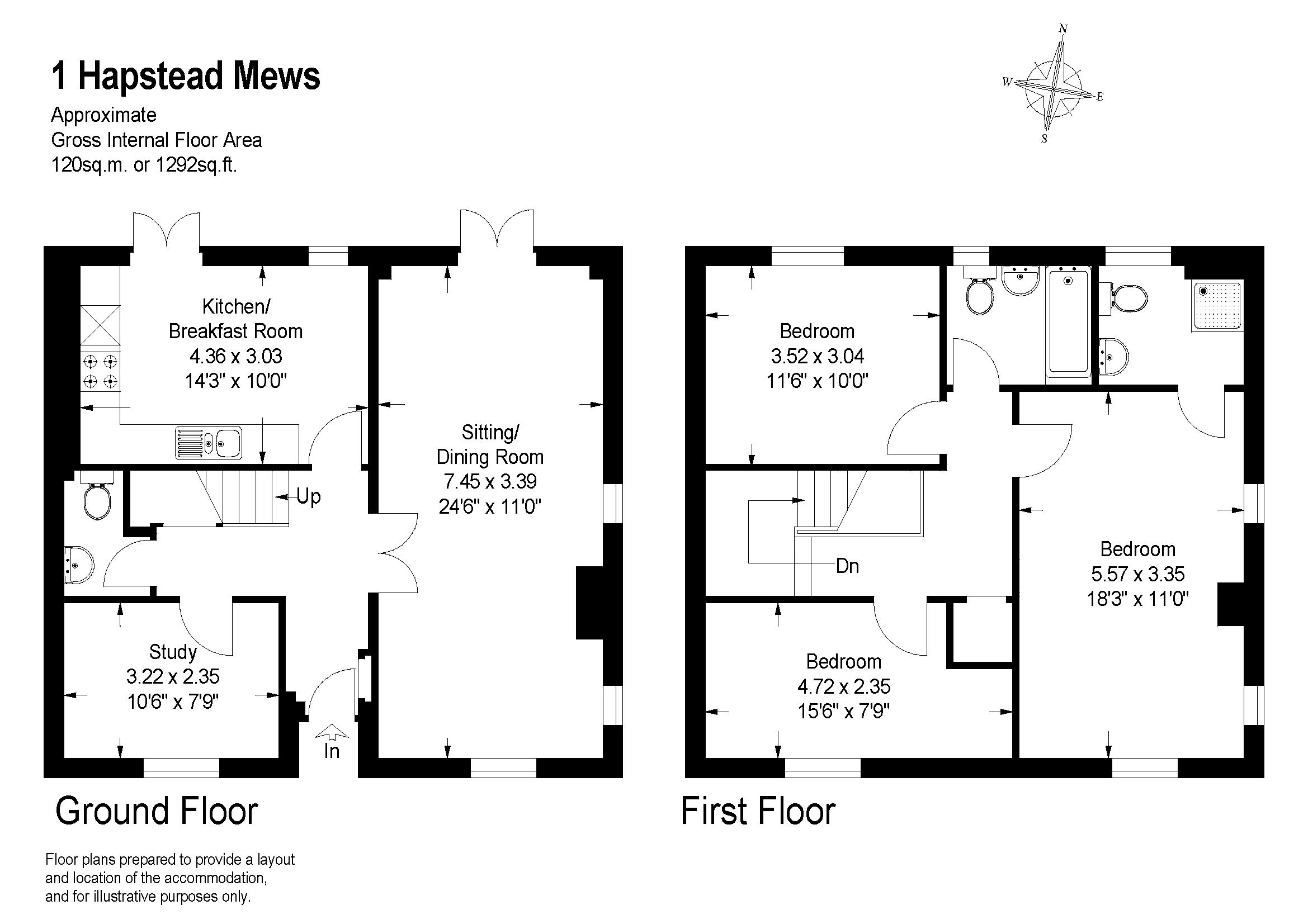 3 Bedrooms End terrace house for sale in Hapstead Mews, Ardingly, West Sussex RH17