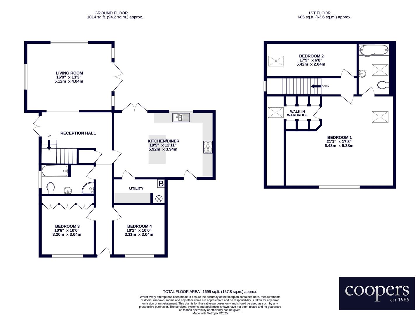 2, Hilliards Road, Uxbridge floorplan