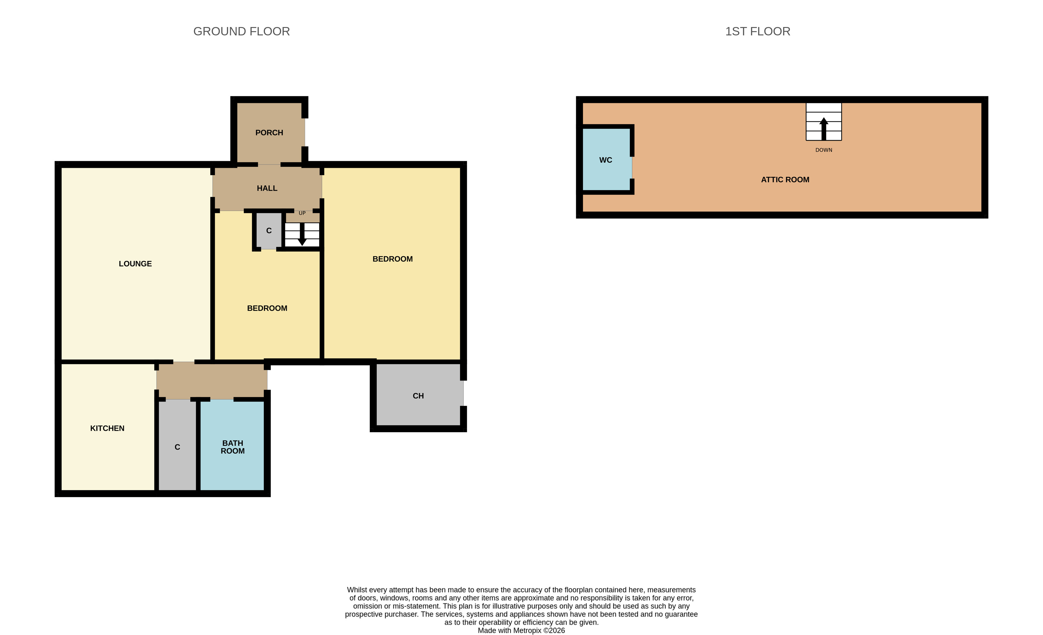 Puffin Cottage, 6, Beach Road, Johnshaven floorplan