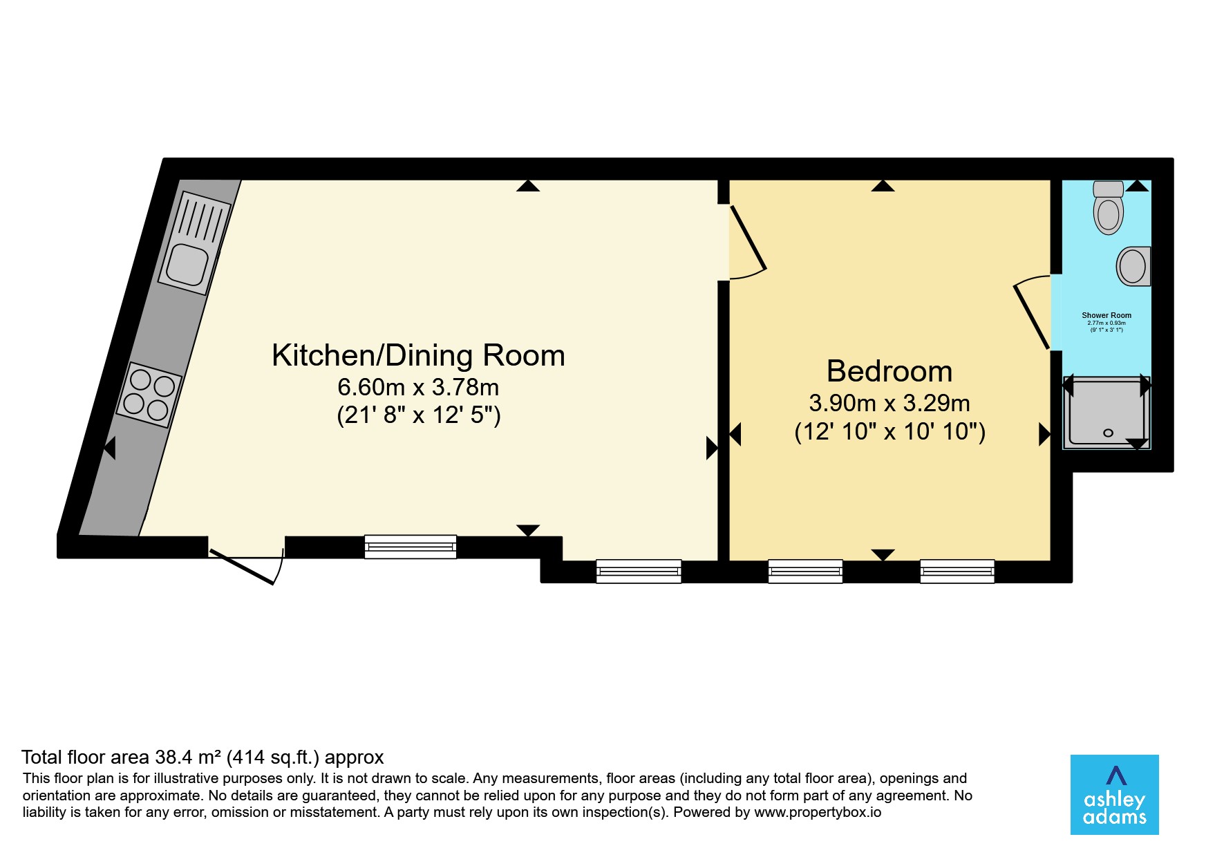 87a, Derby Road, Derby floorplan