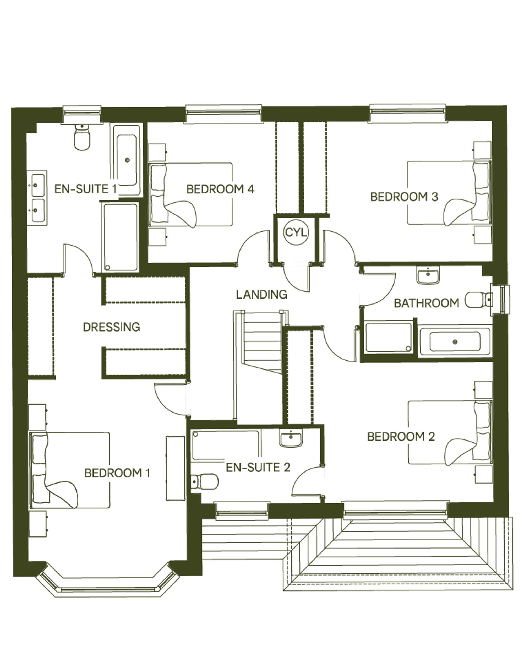 Plot 222, 4 Gorse Brow Close, Daresbury floorplan