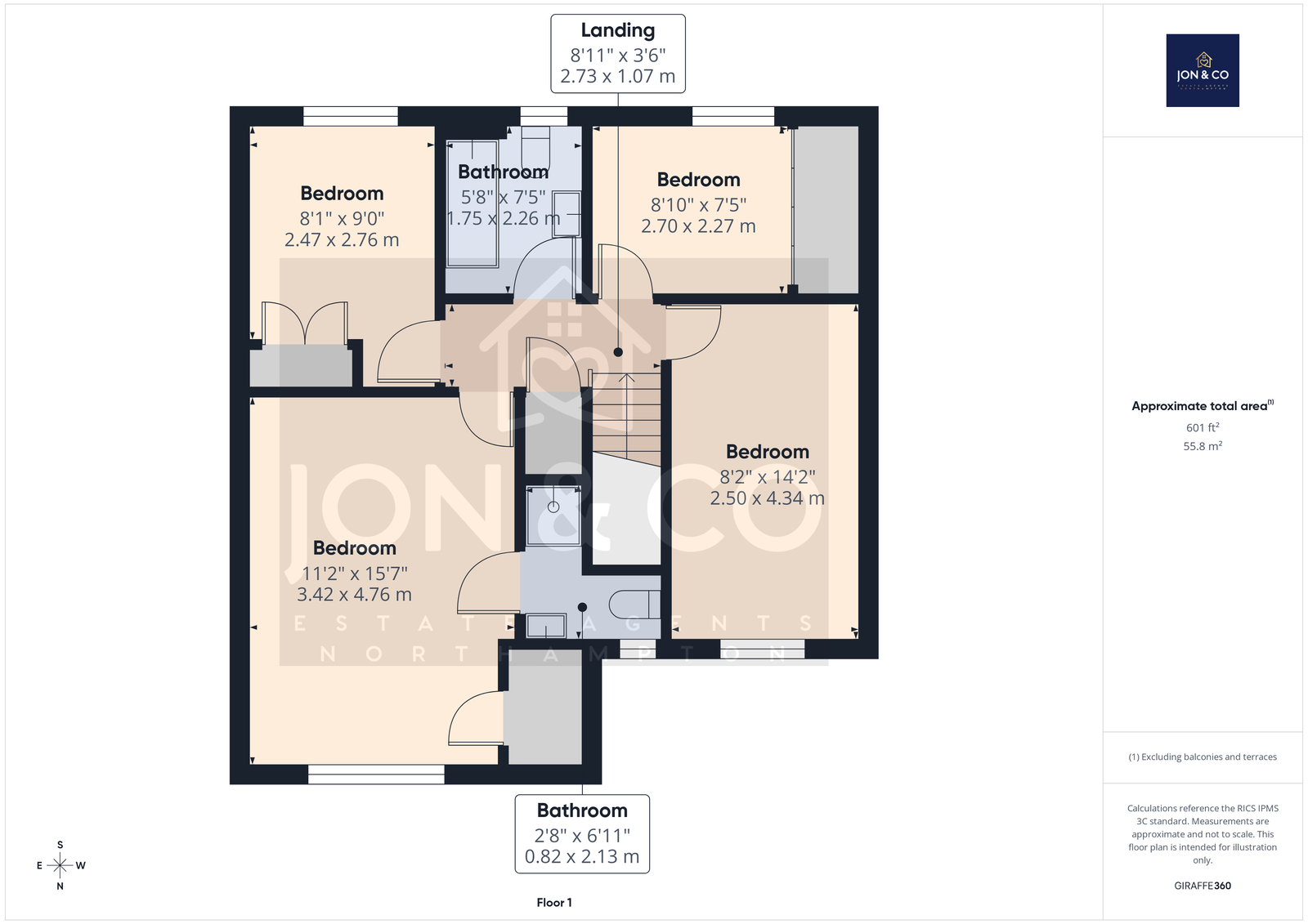 2, Woodland Walk, Northampton floorplan