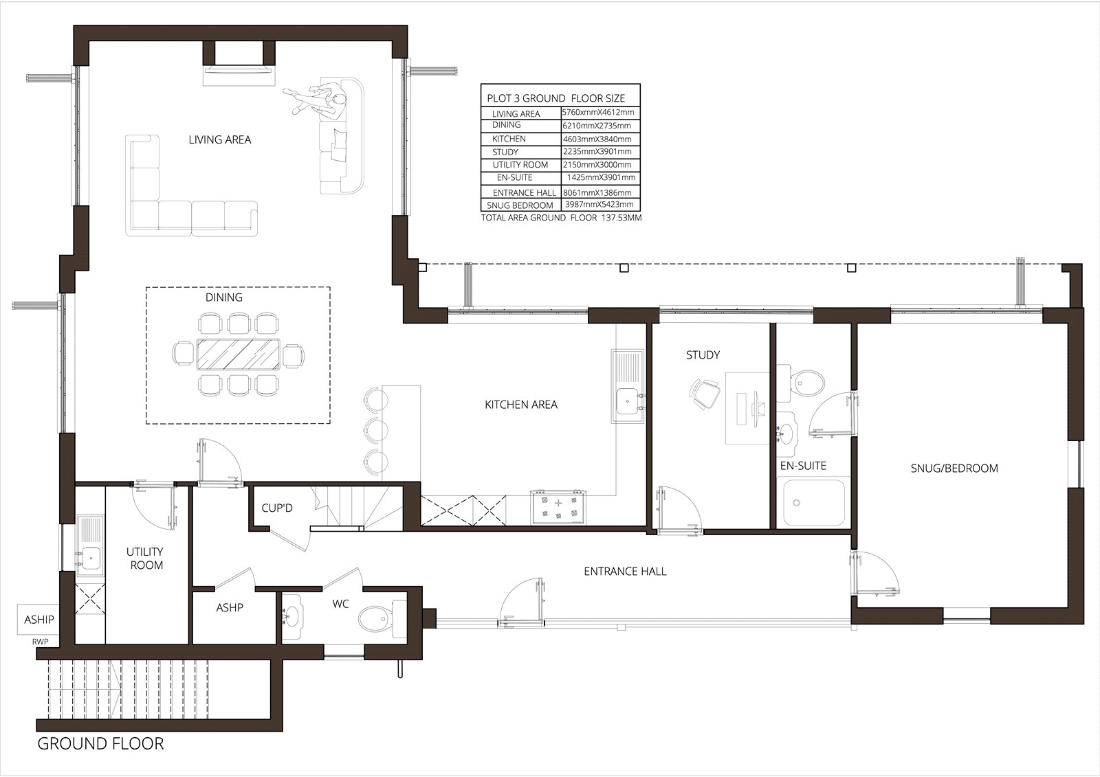 Plot 3,, Heron House, The Nest, Abberton floorplan