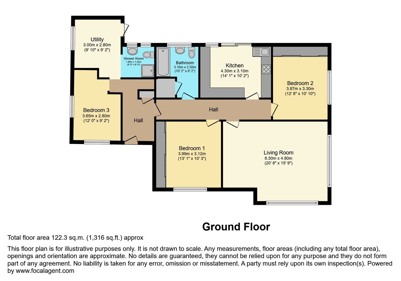 Inisfree, Welney Road, Wisbech floorplan