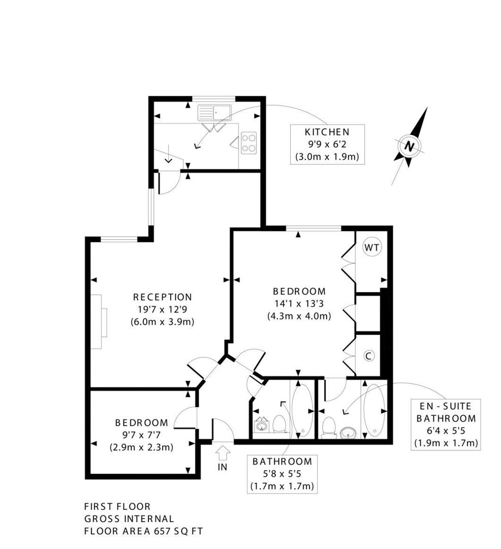 2 Bedrooms Flat to rent in Dartmouth Road, Kilburn, London NW2