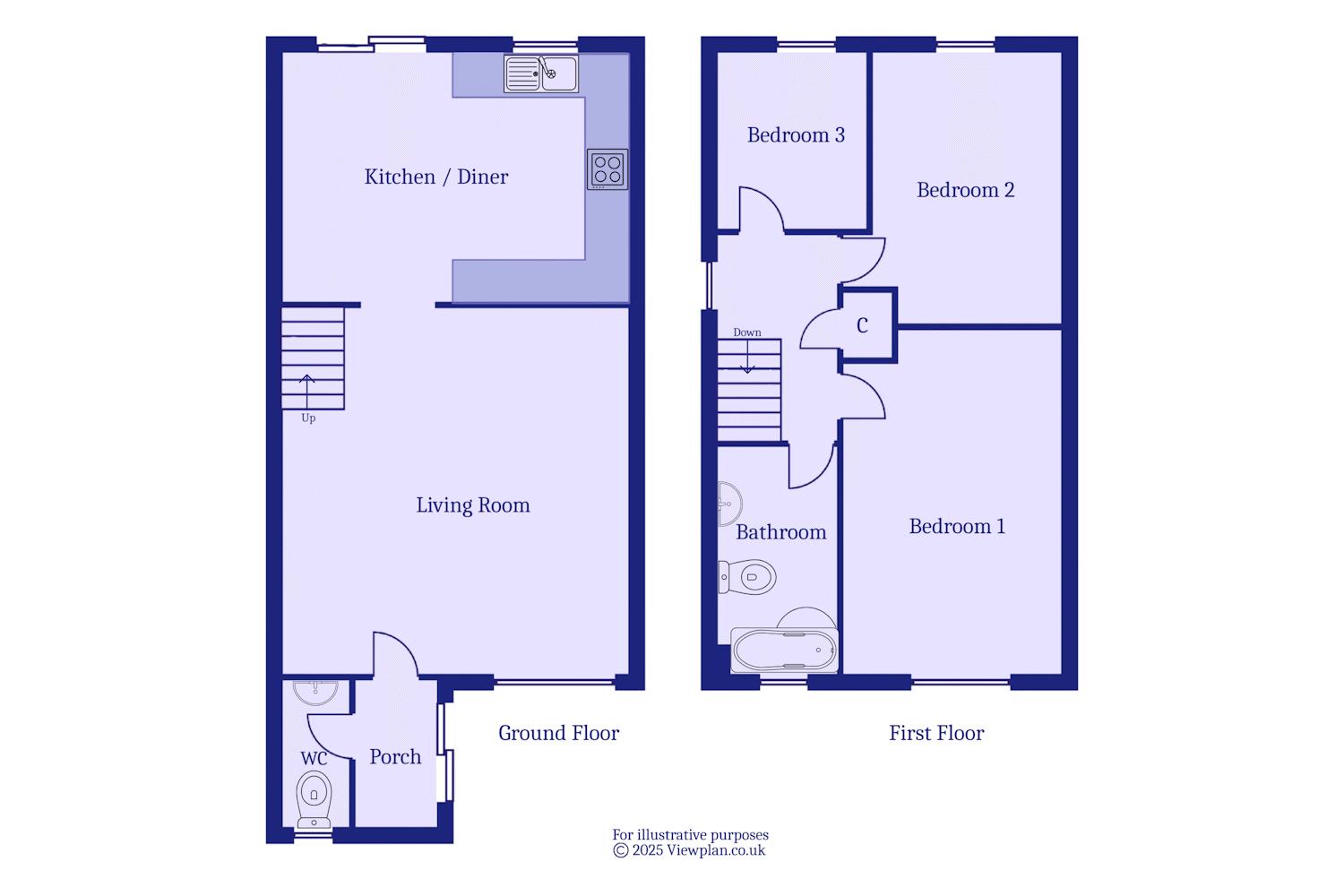 41, Cowslip Drive, Penarth floorplan