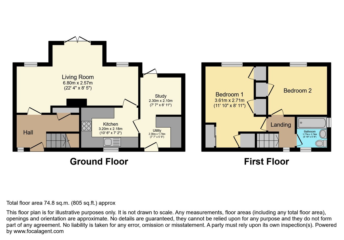 14, Embry Road, Peterborough floorplan
