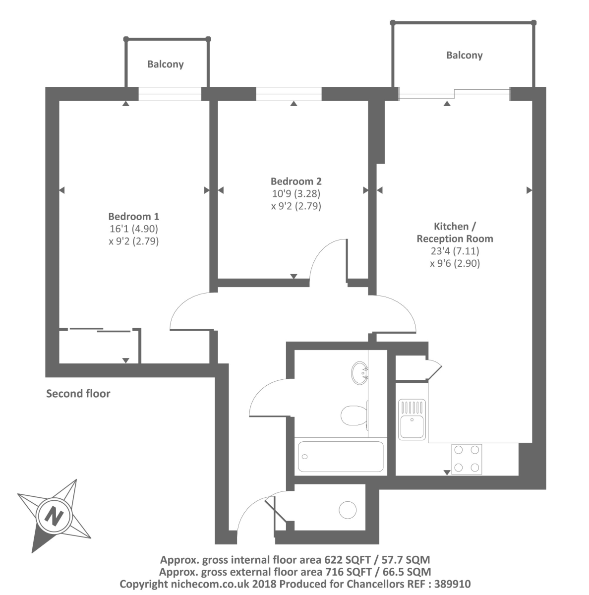 2 Bedrooms Flat for sale in Slough, Berkshire SL1