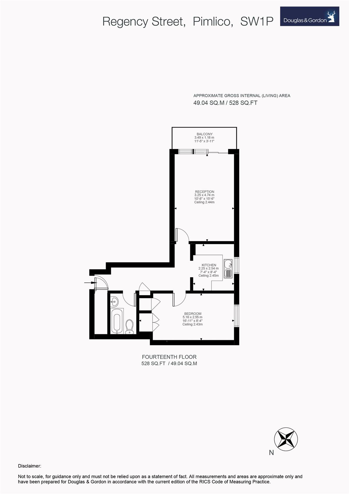 1 Bedrooms Flat to rent in Regency Street, London SW1P