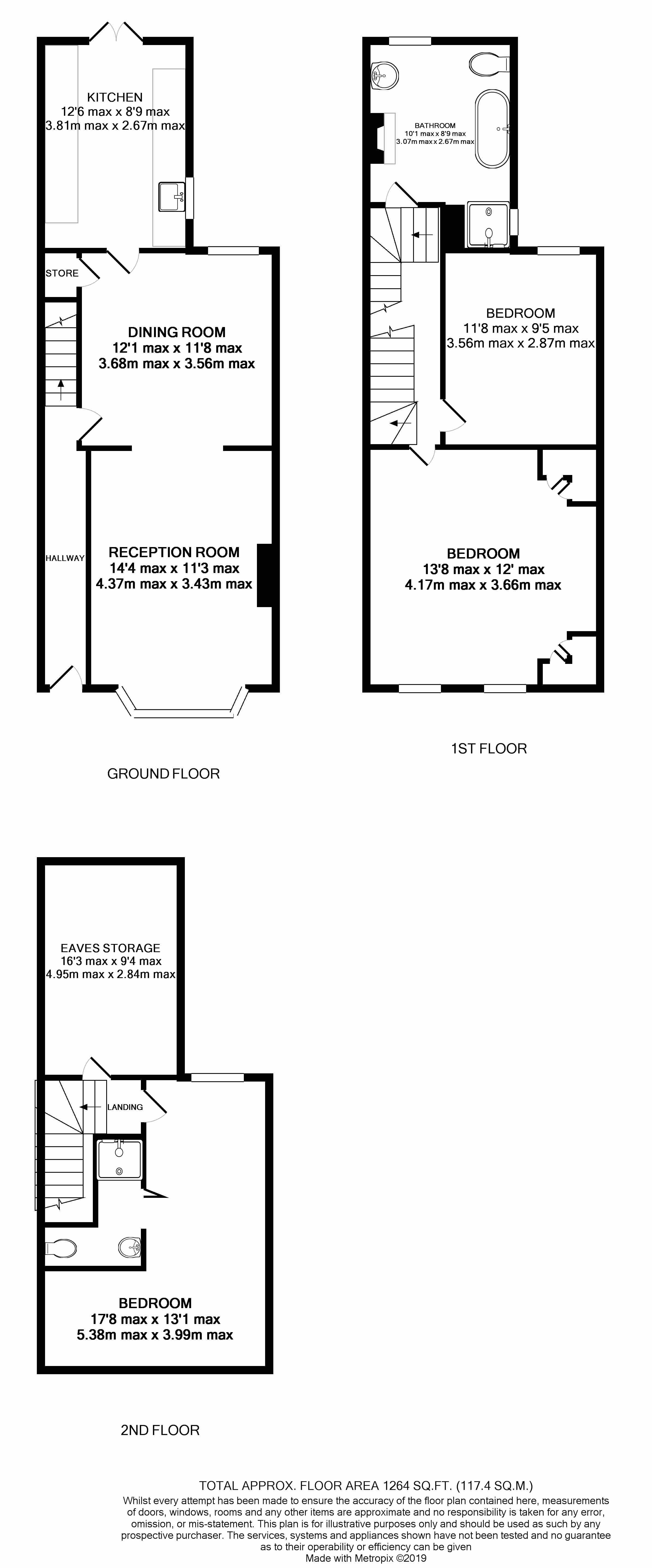 3 Bedrooms Semi-detached house for sale in Ongar Road, Addlestone, Surrey KT15